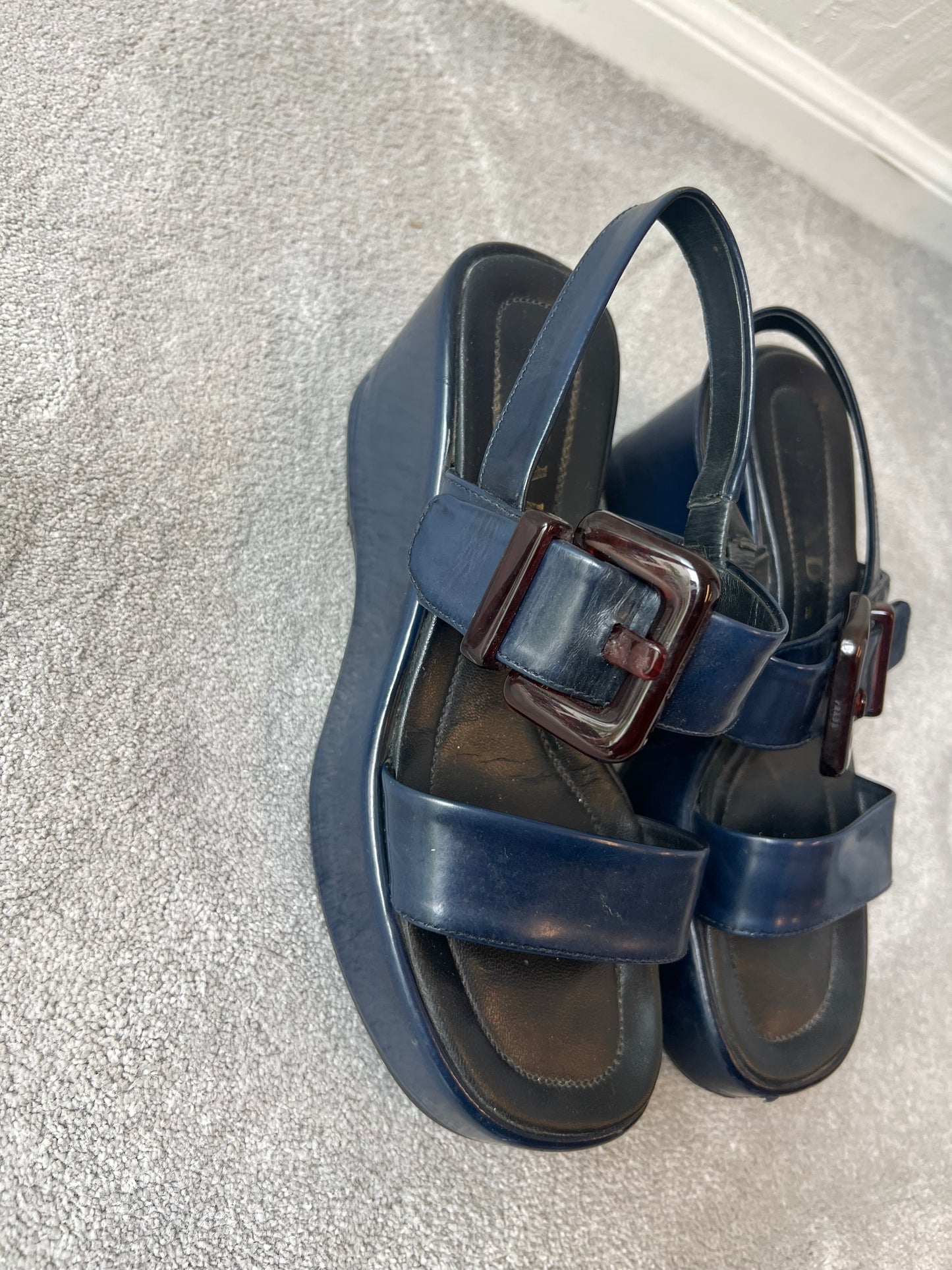 Prada Platform Sandals
