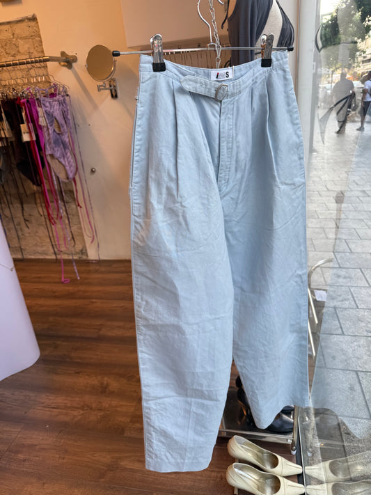 I.S Issey Miyake Buckle Trousers