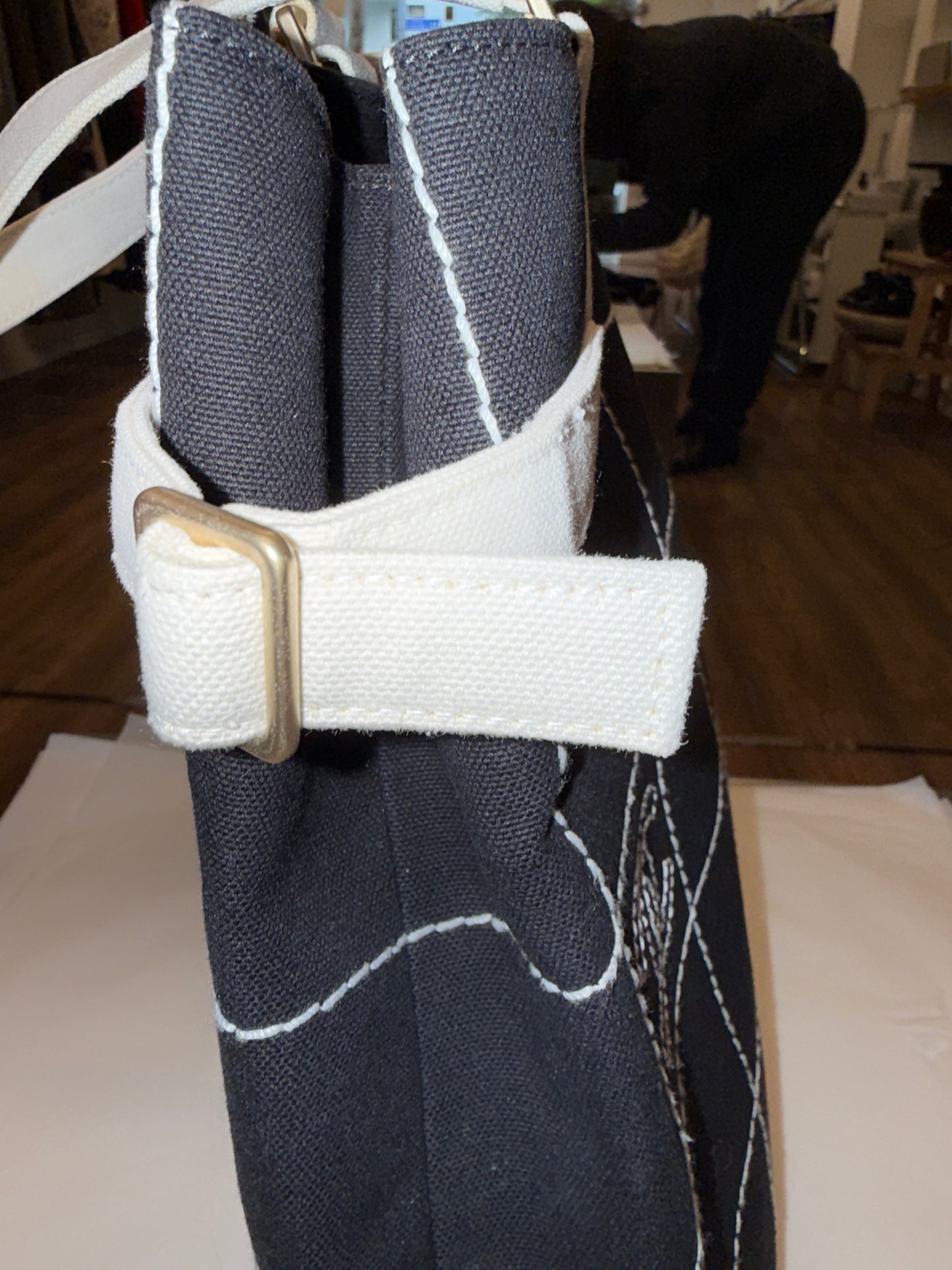 Chanel Quilted Canvas Tote Bag 2003