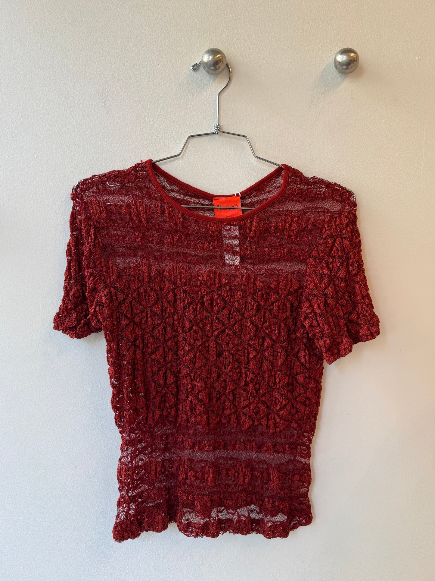 Bazar de Christian Lacroix late 1990s lace top