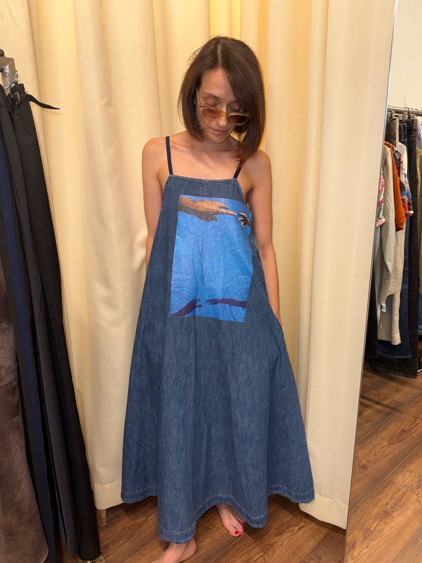 Sportmax Max Mara Caramba Denim Dress