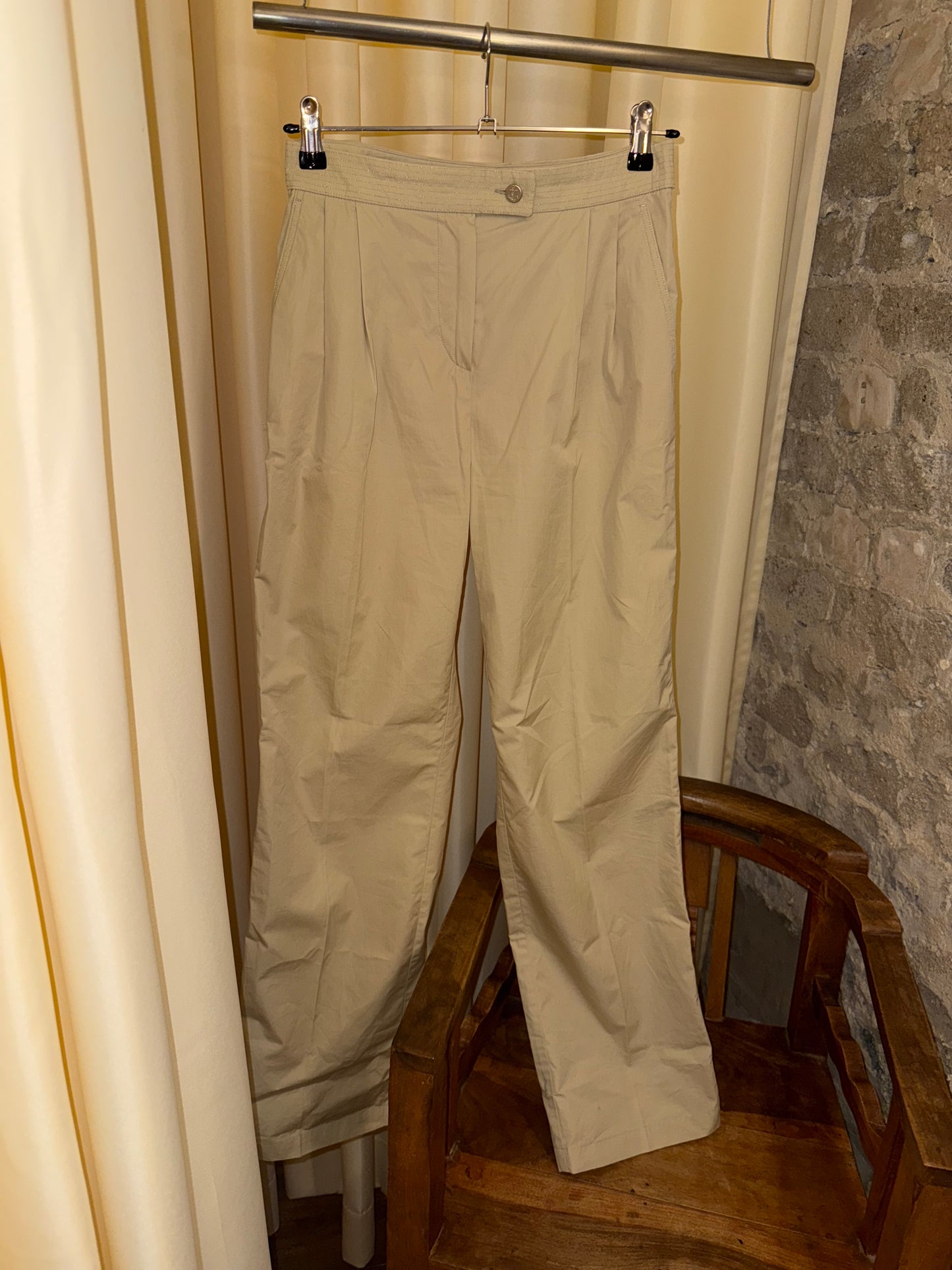 Max Mara lightweight cotton trouser