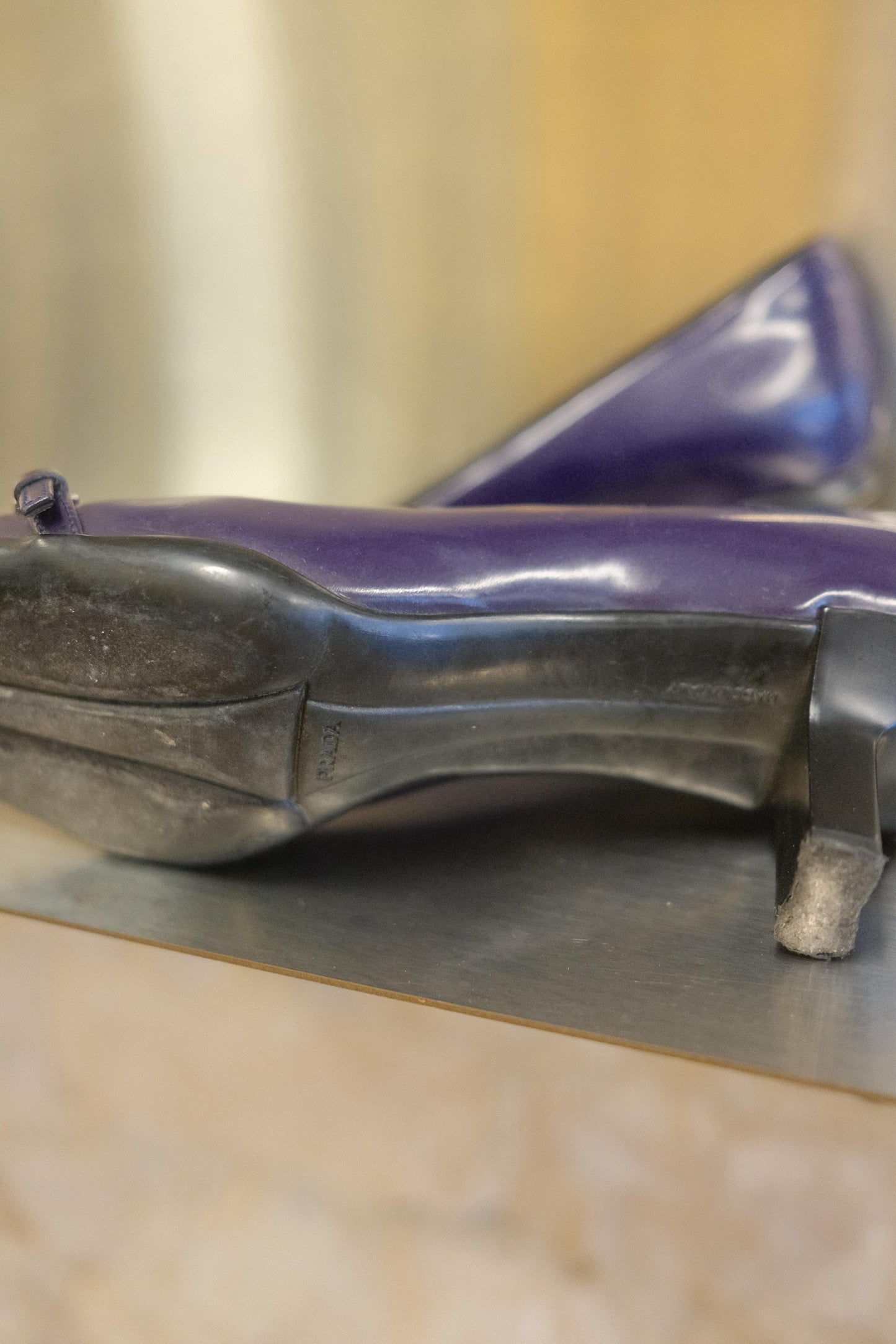 Prada Square Toe Pumps c.1990s