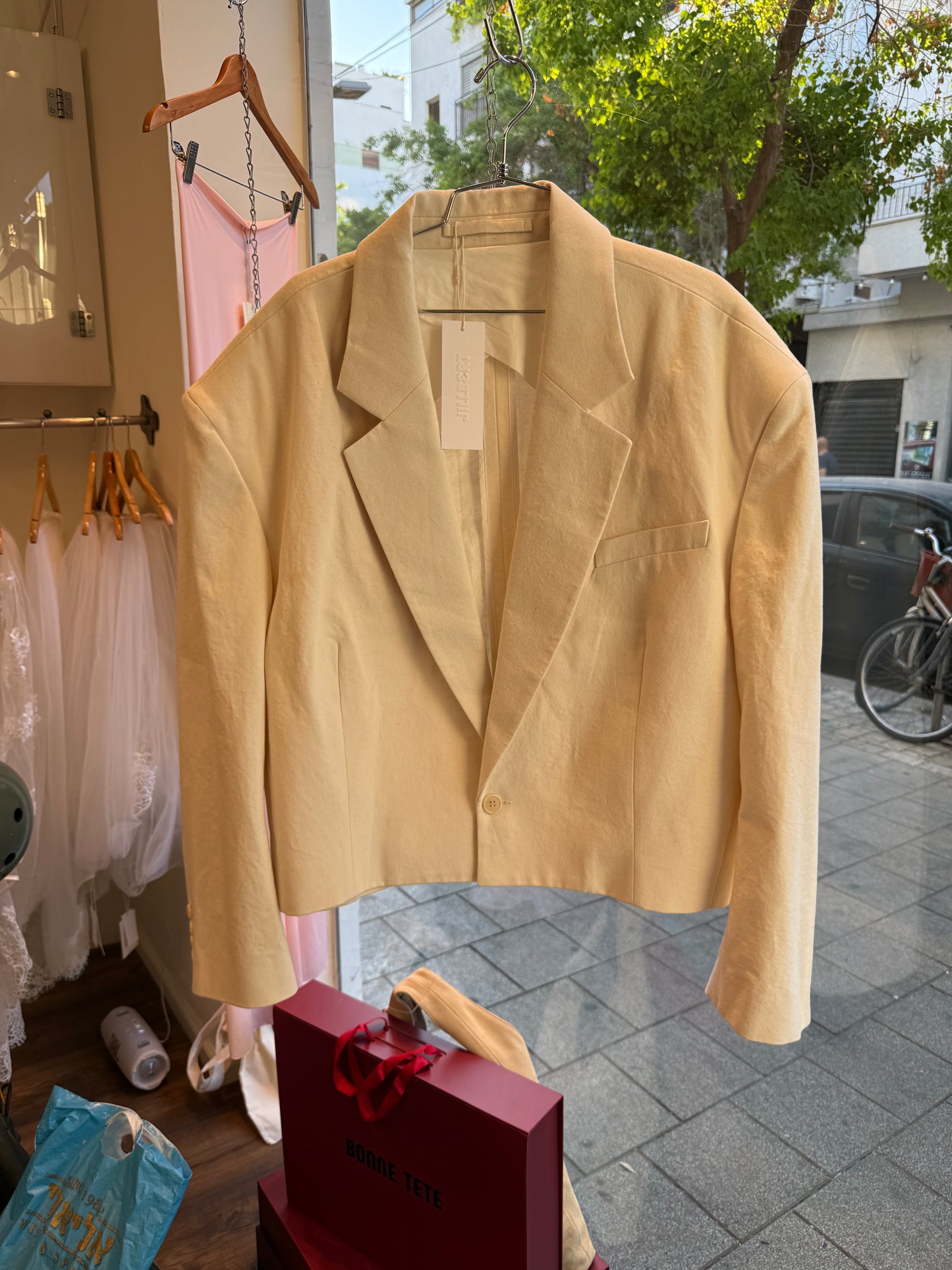 Hed Mayner SS2020 Cropped Blazer