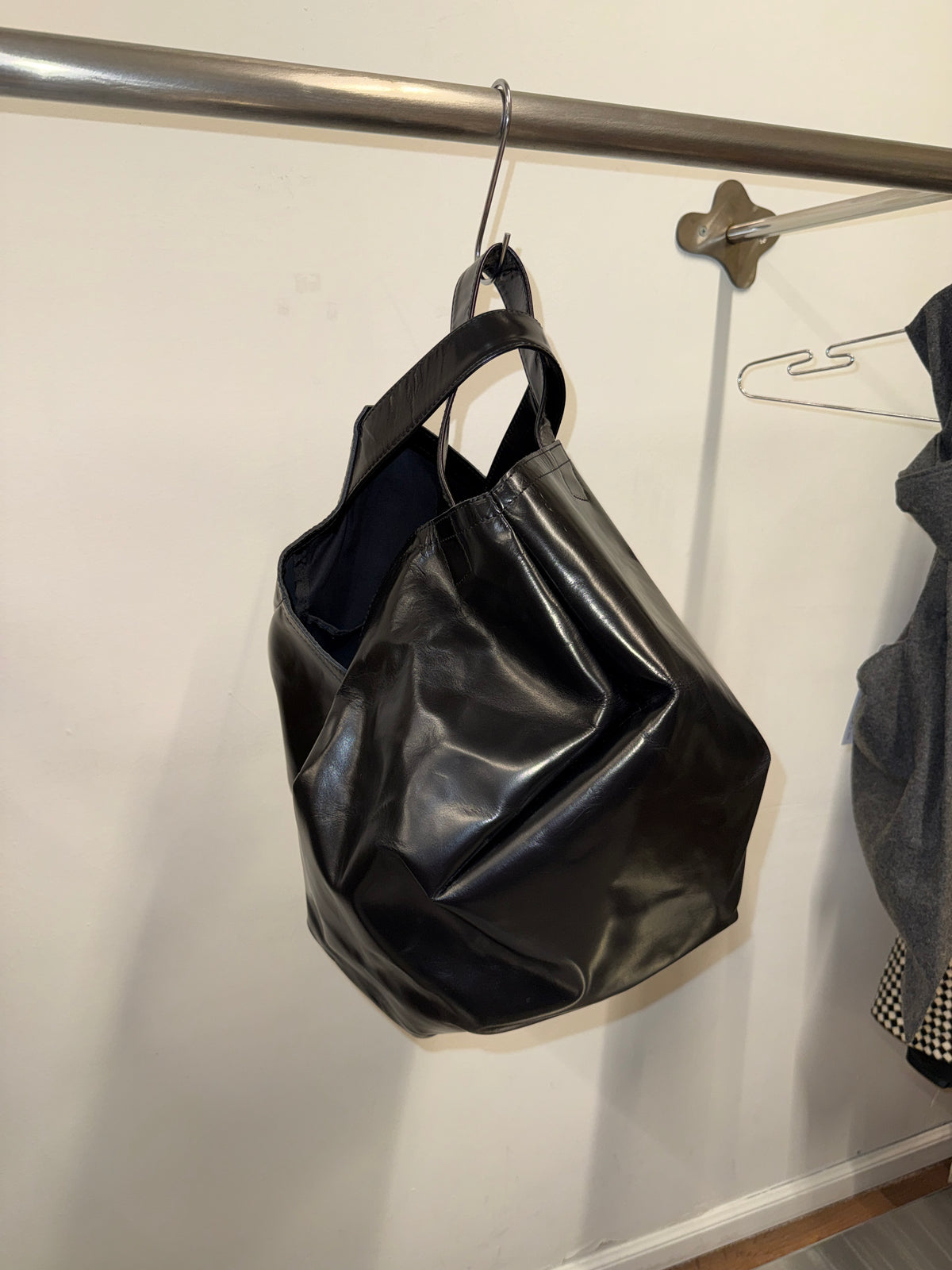 Comme des Garçons Leather Soccer Ball Handbag