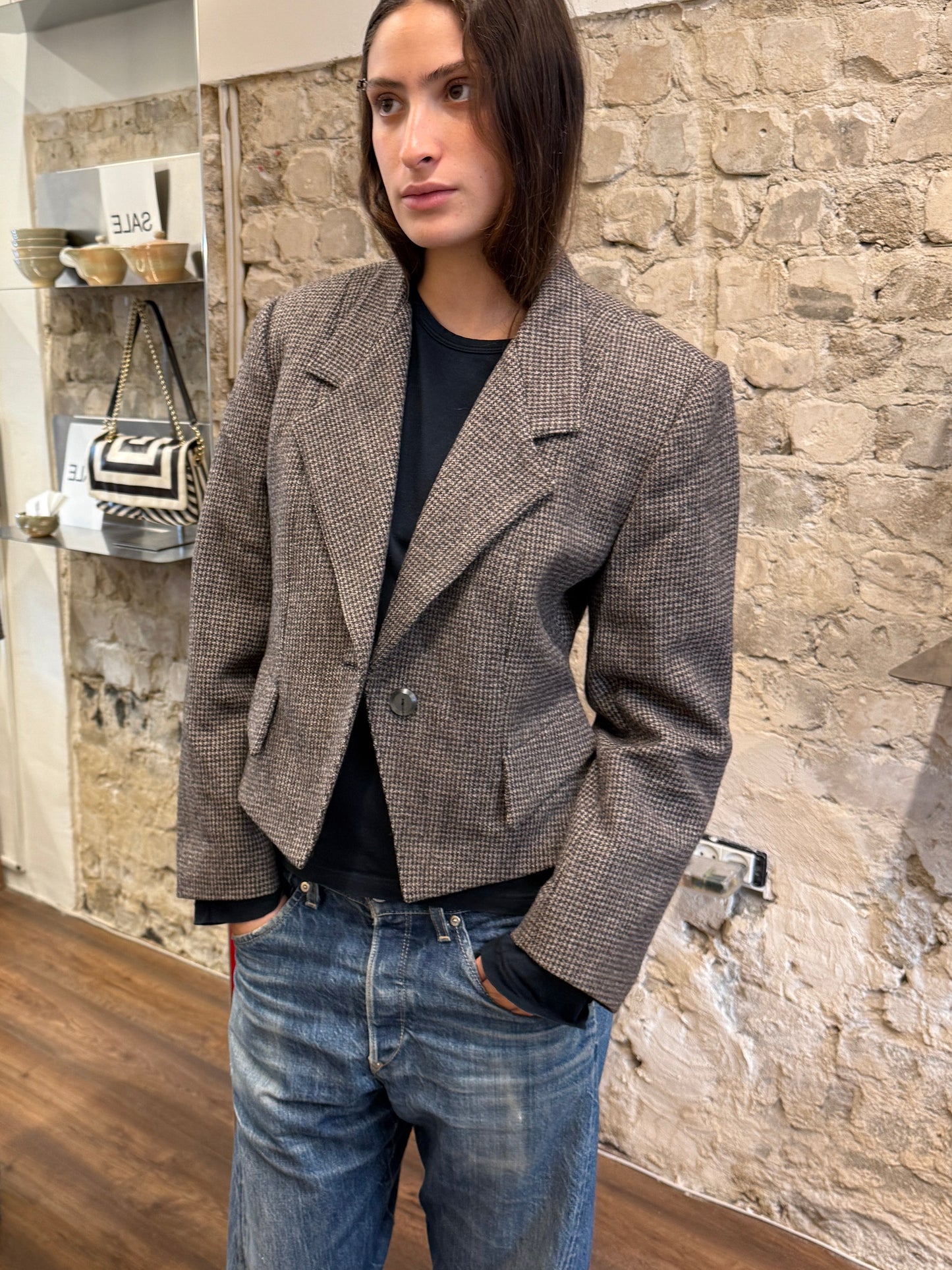 Jack Lamour Vintage Cropped Blazer (Israel)