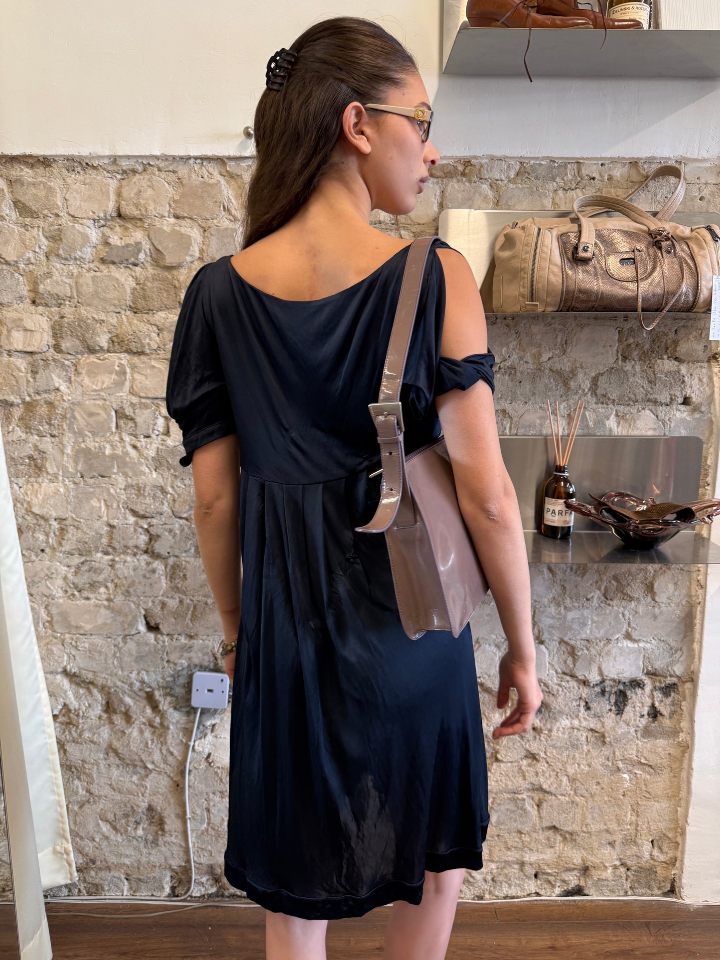 Furla Patent Lilac Shoulder Bag c. 1998–2004