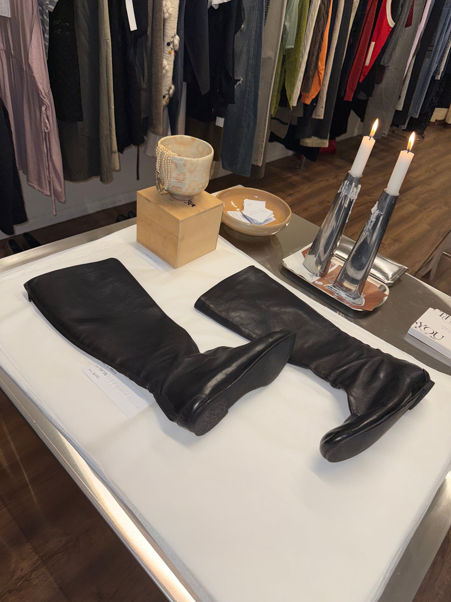 Lanvin archival riding boots 38