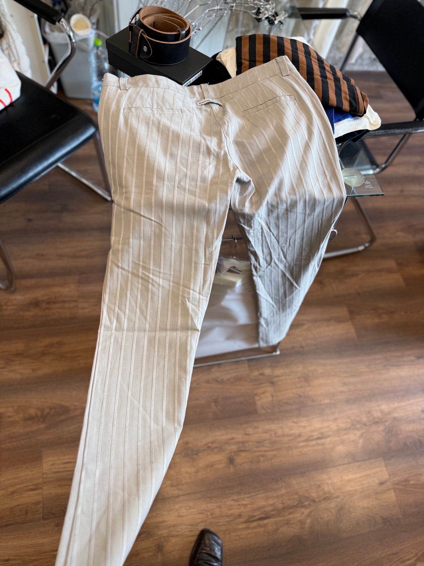 Jean Paul Gaultier Striped Tailored Pants