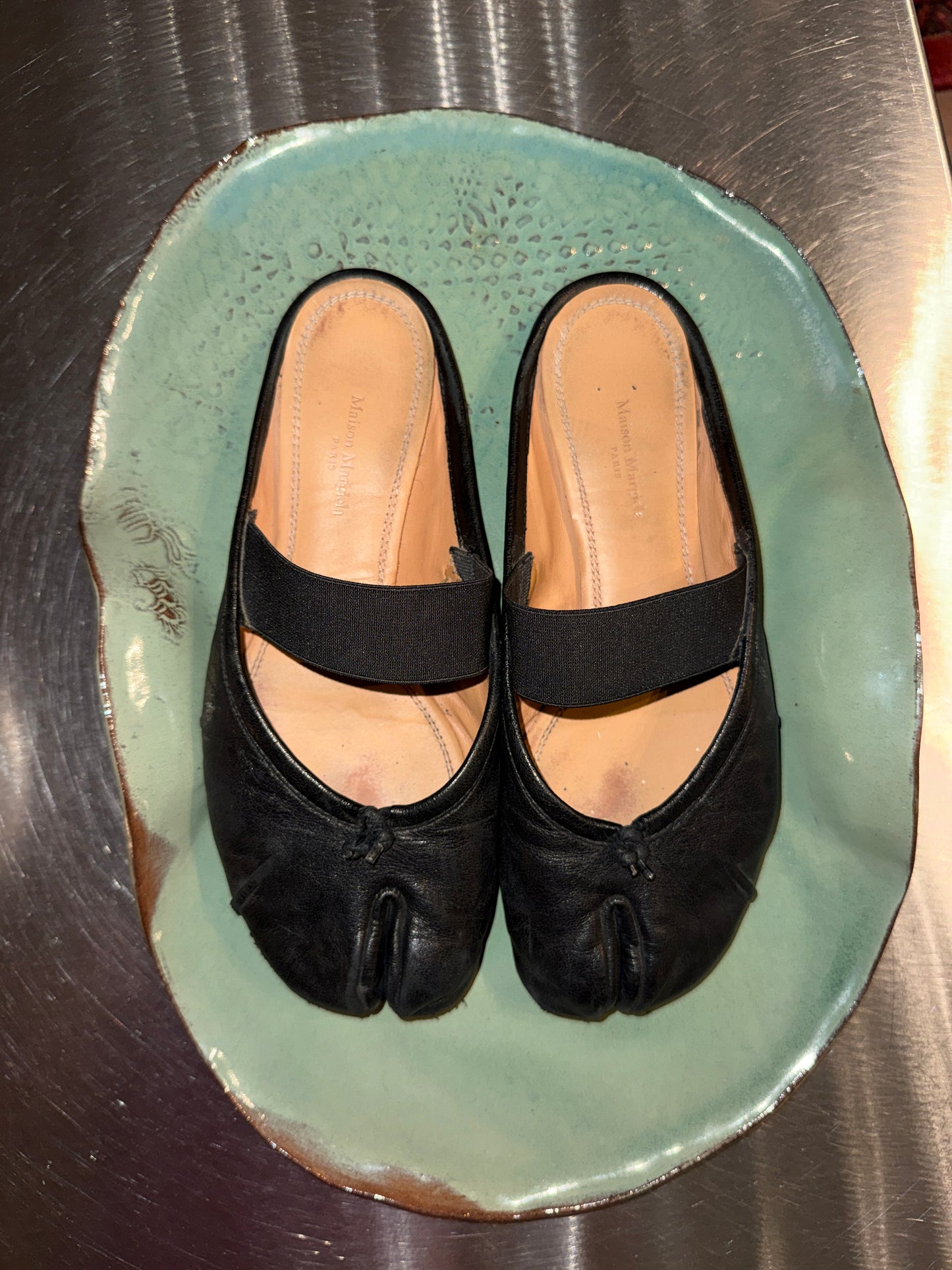 Maison Margiela Tabi Leather Ballerinas 37 EU