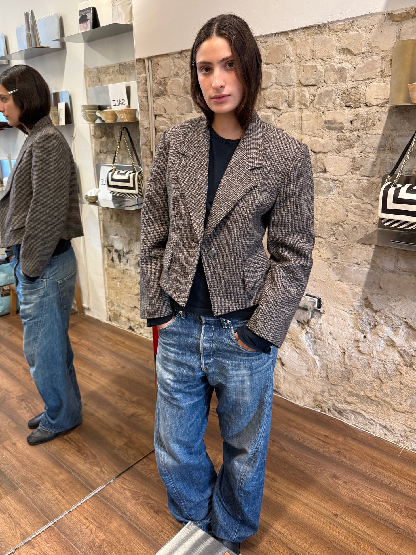 Jack Lamour Vintage Cropped Blazer (Israel)