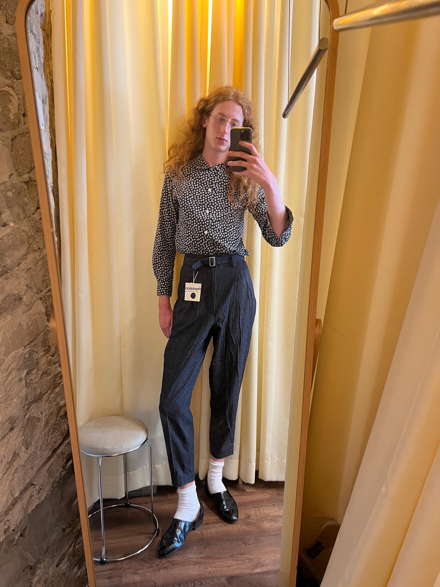 Plantation Wool Belted Pants