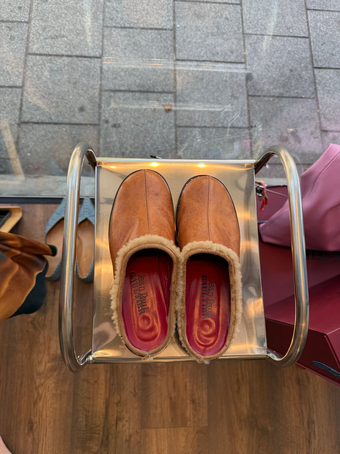 Jean Paul Gaultier Shearling Platform Mules c. 1998–2003