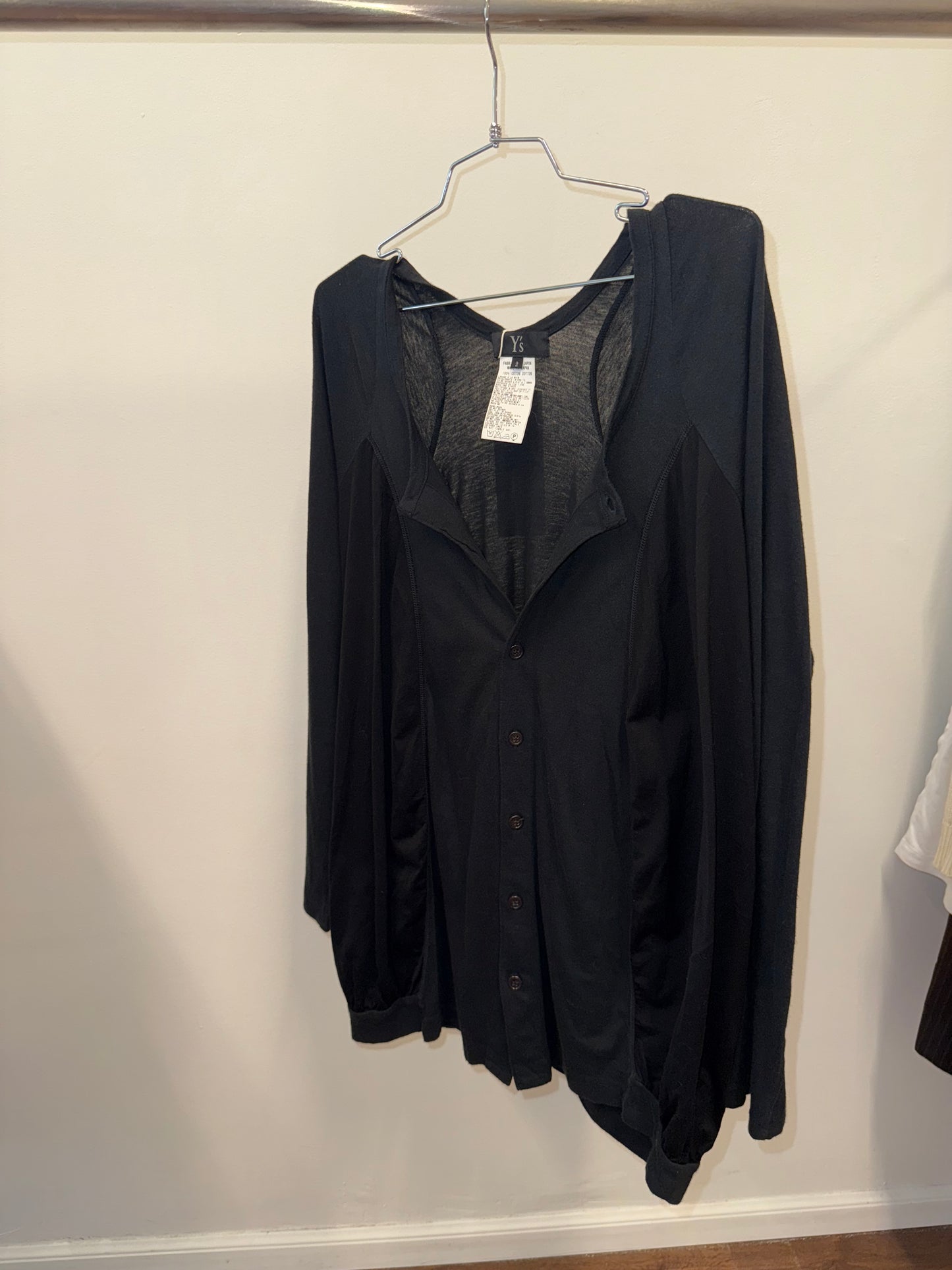 Y’s (Yohji Yamamoto) sheer balloon top
