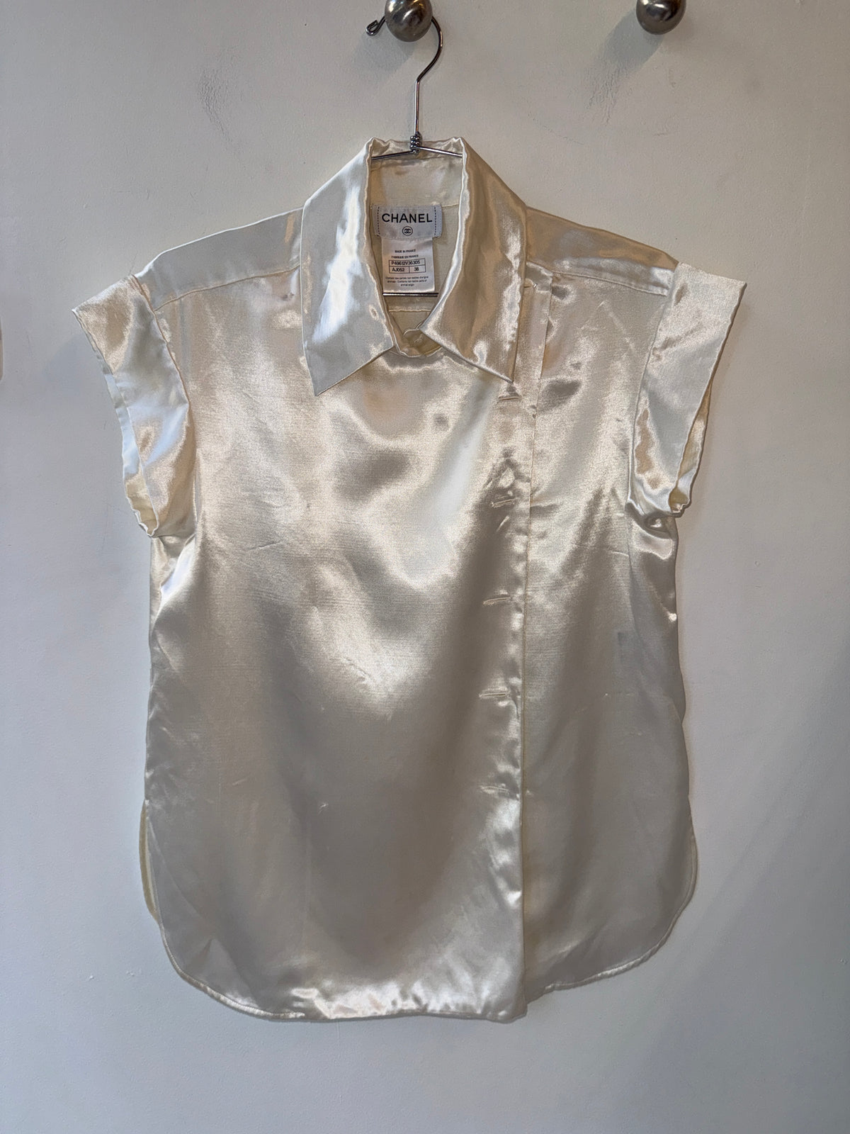 Chanel Asymmetric Double-Sided Wrap Shirt – 2010s