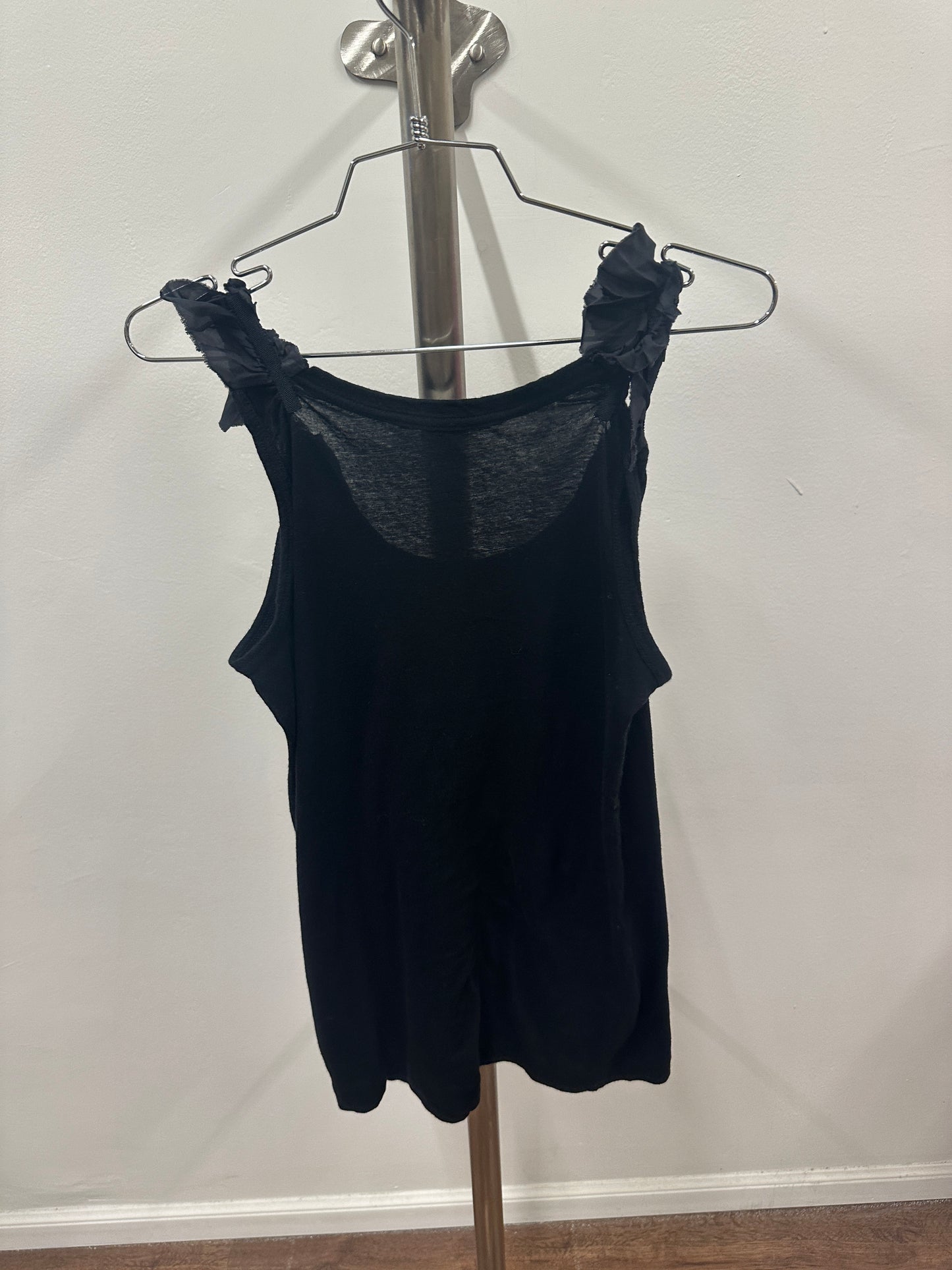 sacai luck 2010s ruffled strap tank