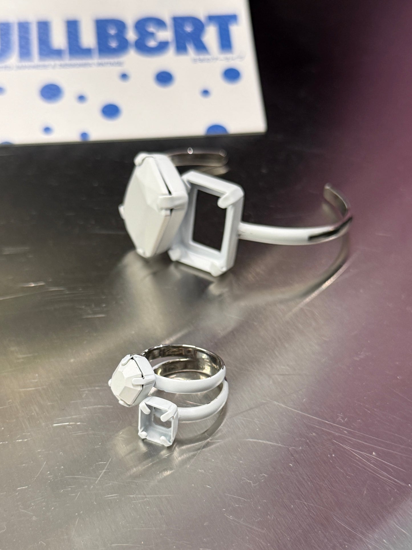Maison Margiela Line 6 White Resin Jewelry Set