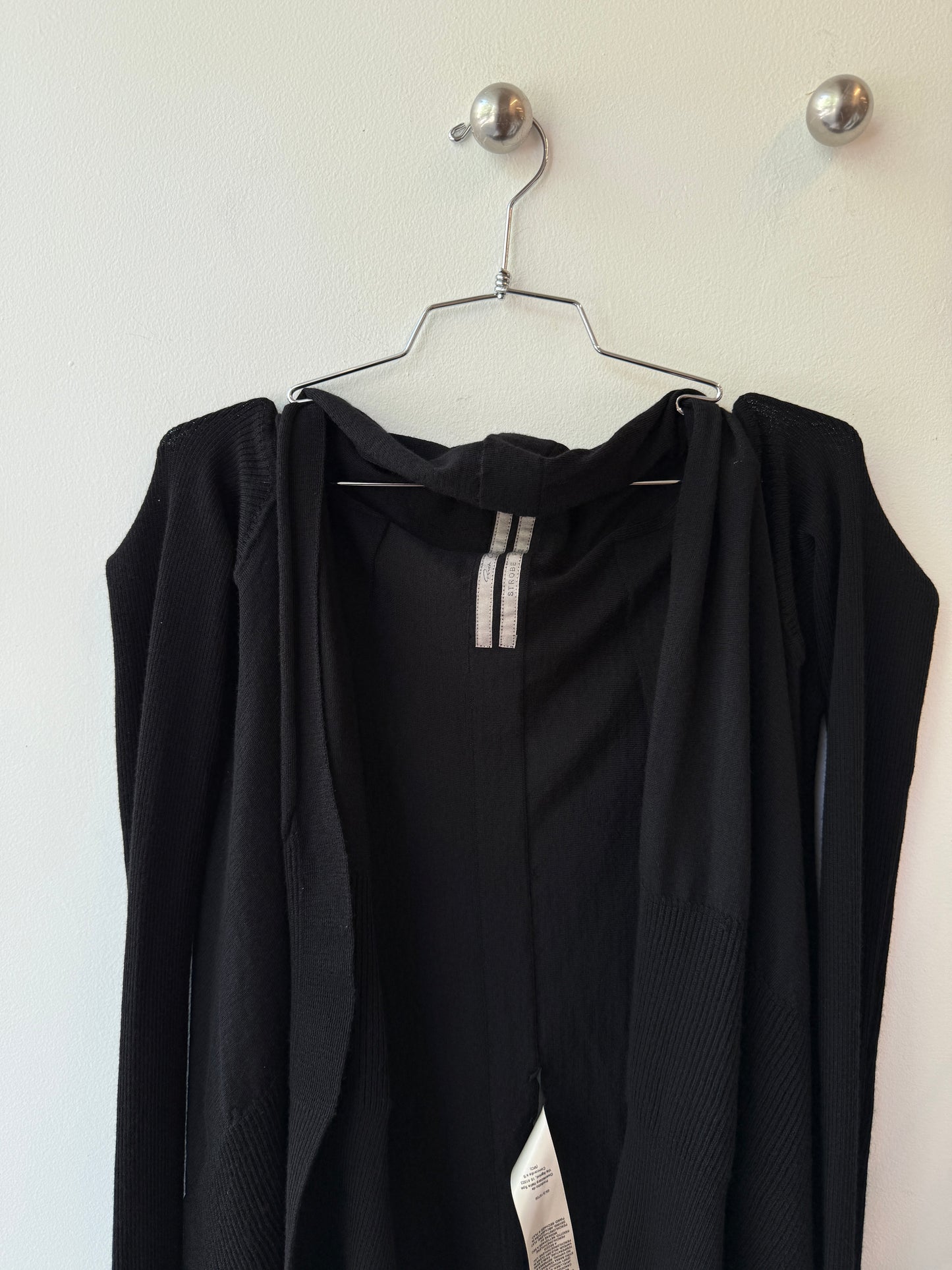 Rick Owens Lilies Draped Silk Blend Cardigan c. 2008
