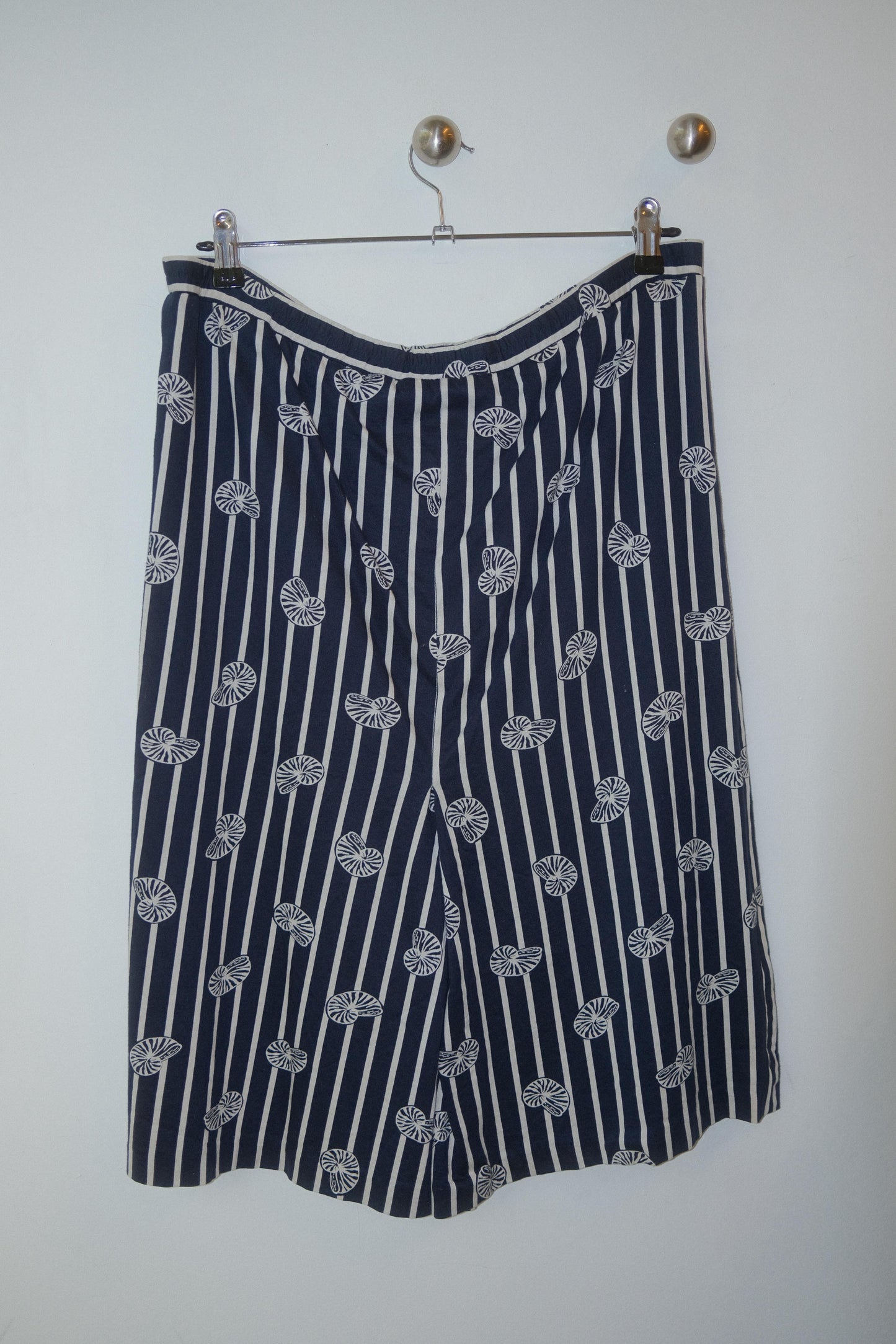 Nautilus Print Low Rise Culottes