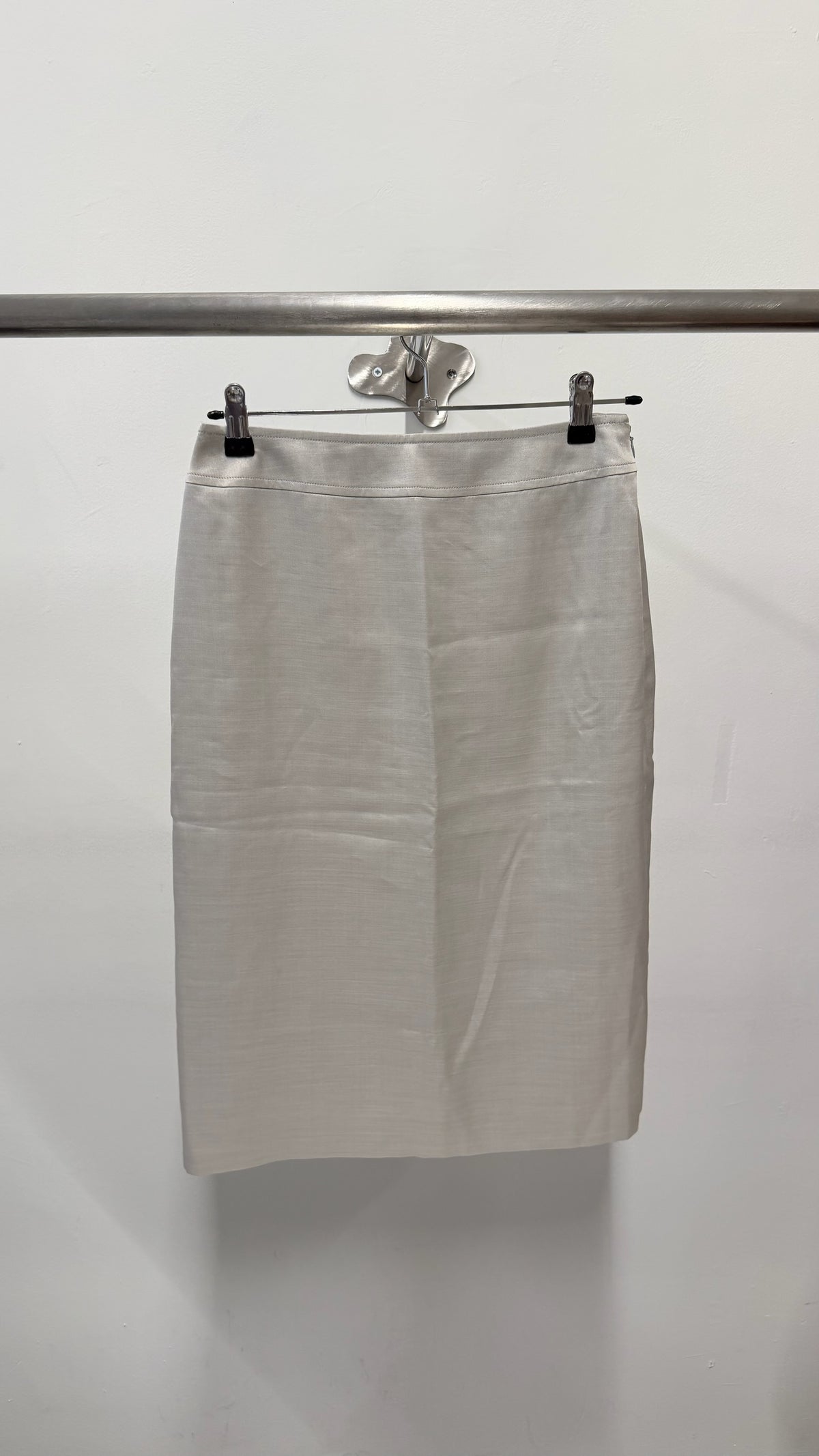 Calvin Klein Collection Silk & Wool Pencil Skirt
