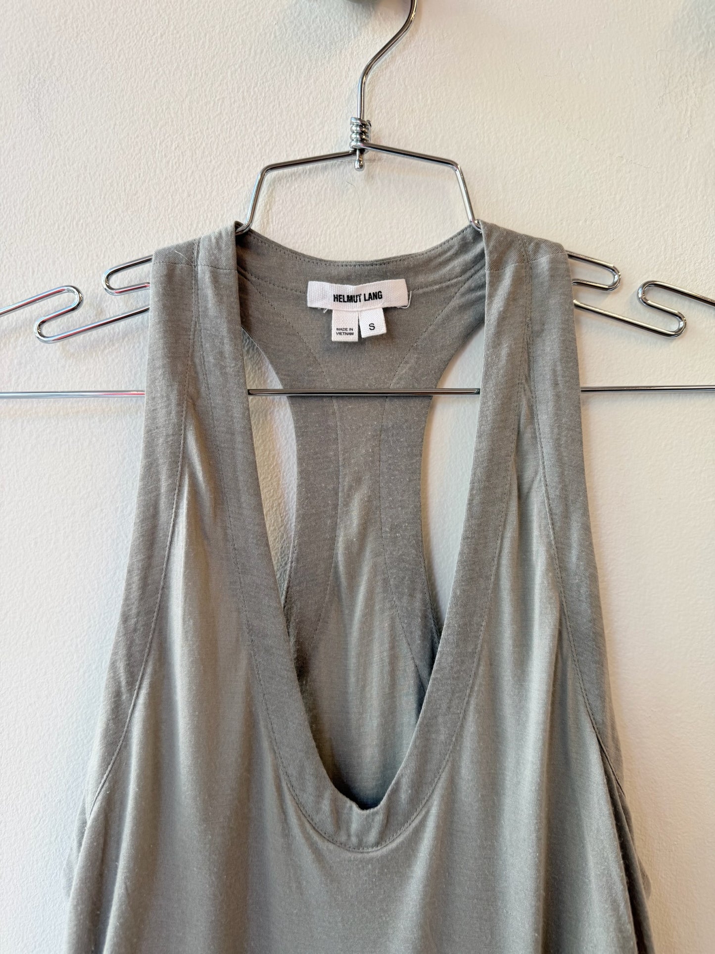 Helmut Lang 2010s Draped Micro Modal Maxi Dress