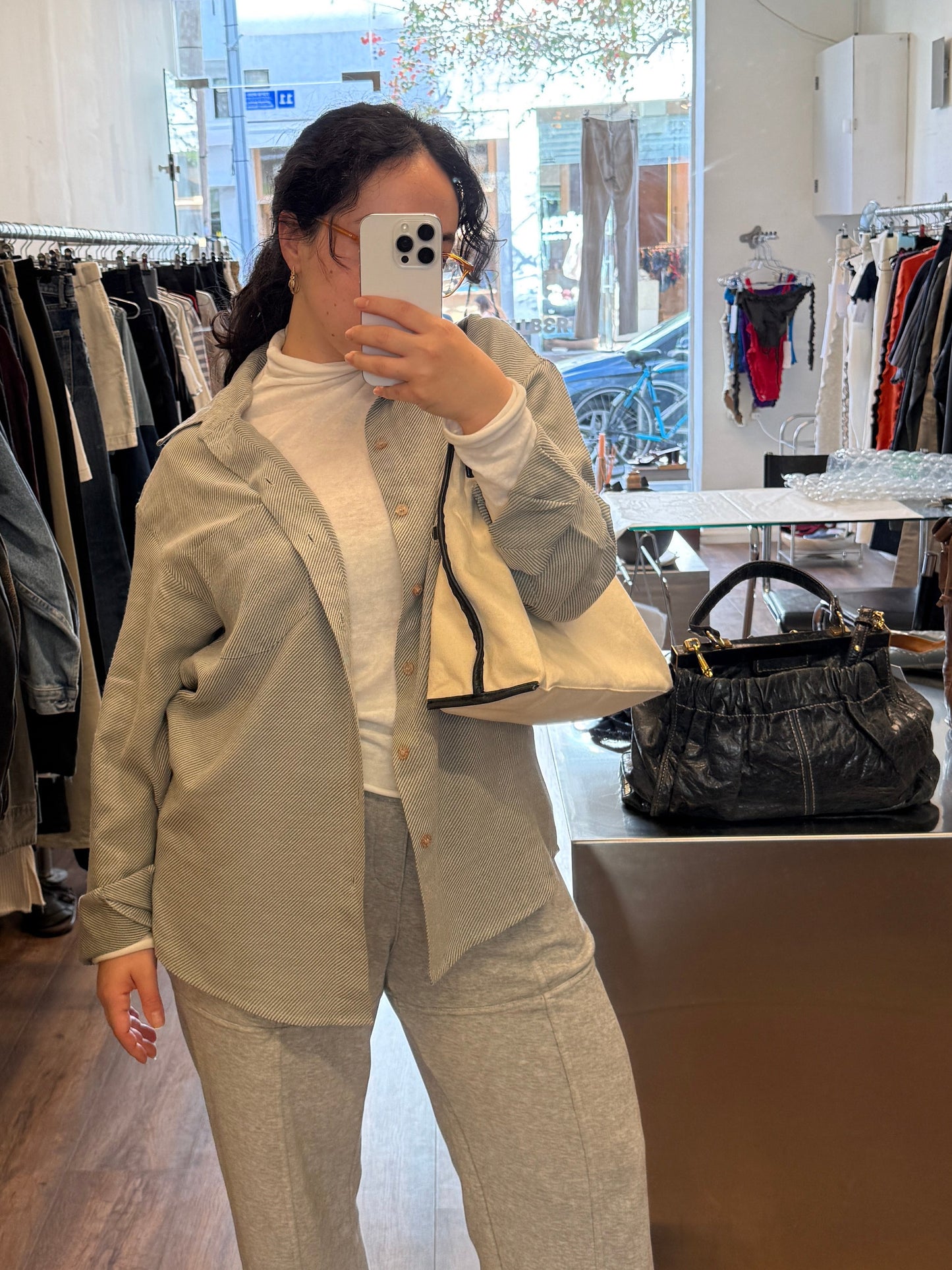 Agnes b. Canvas Tote Bag