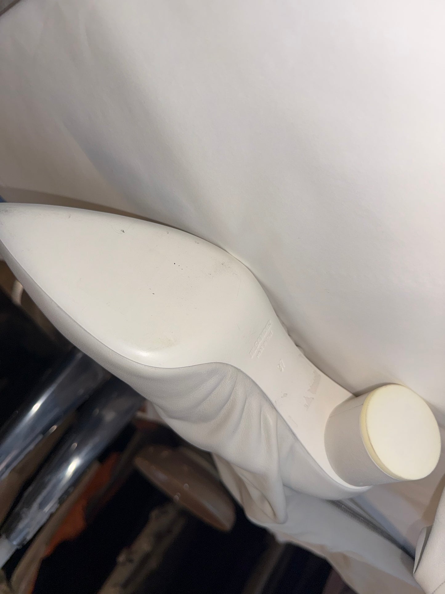 Jil Sander - tall slouch leather boots 37.5