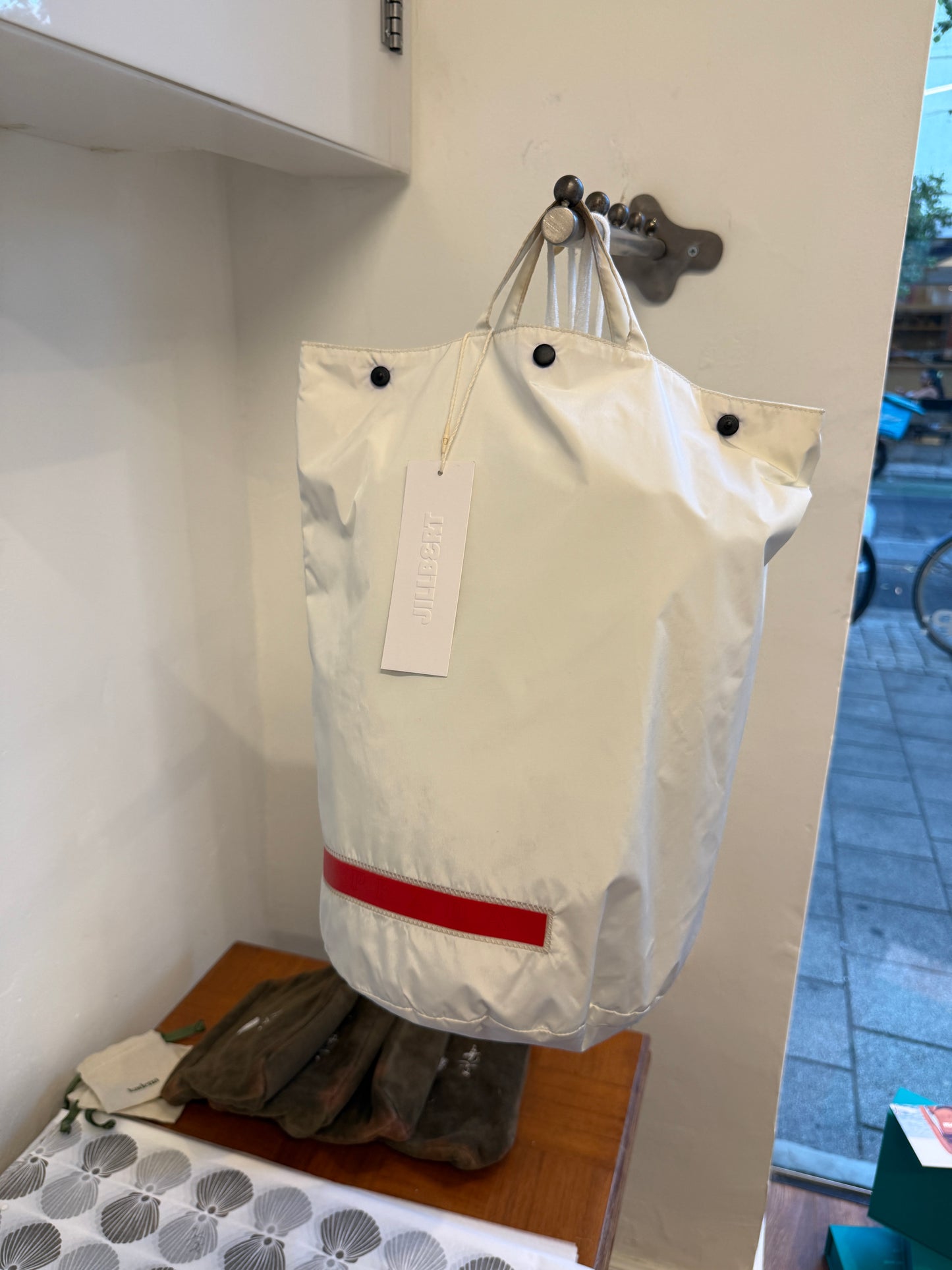 Prada Sport Linea Rossa Nylon Tote Bag, Spring/Summer 1999