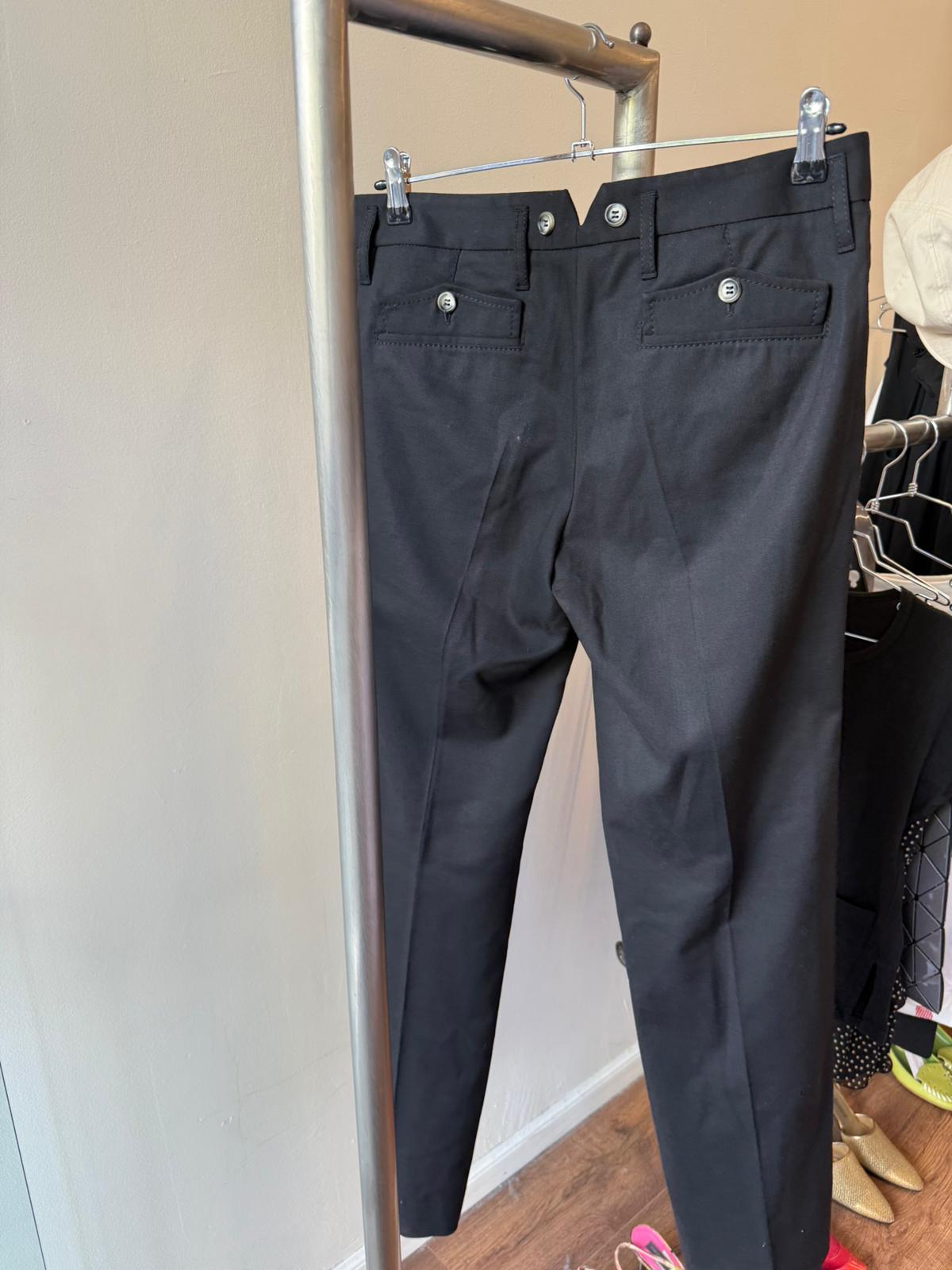 Dolce & Gabbana Low Waist Button Trousers