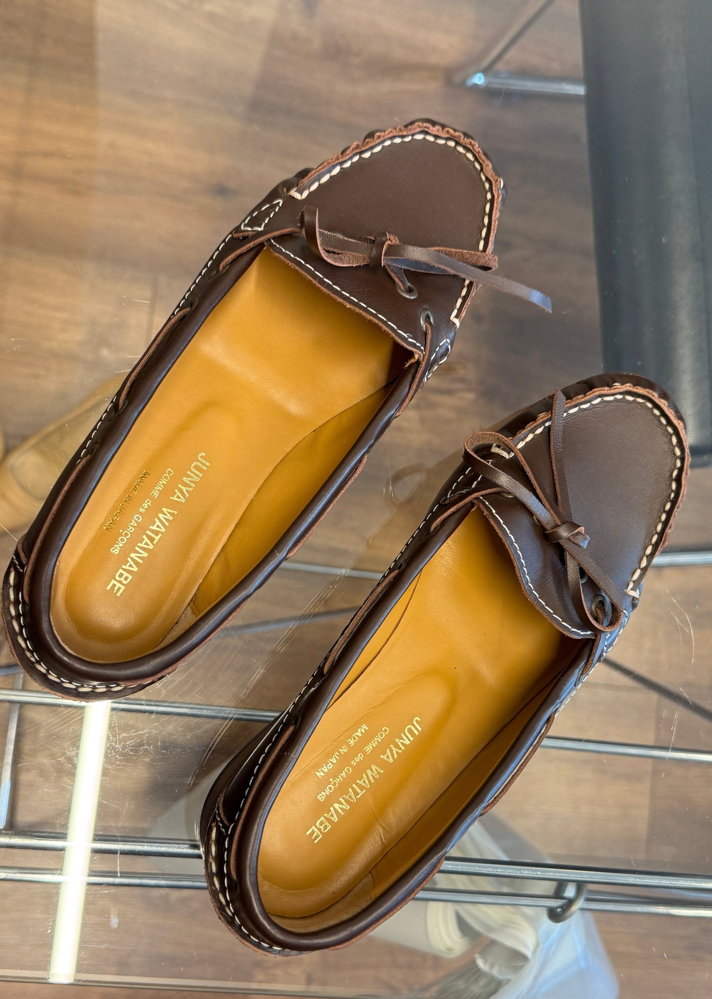 Junya Watanabe Comme des Garçons Leather Moccasins (c. 2001–2004)