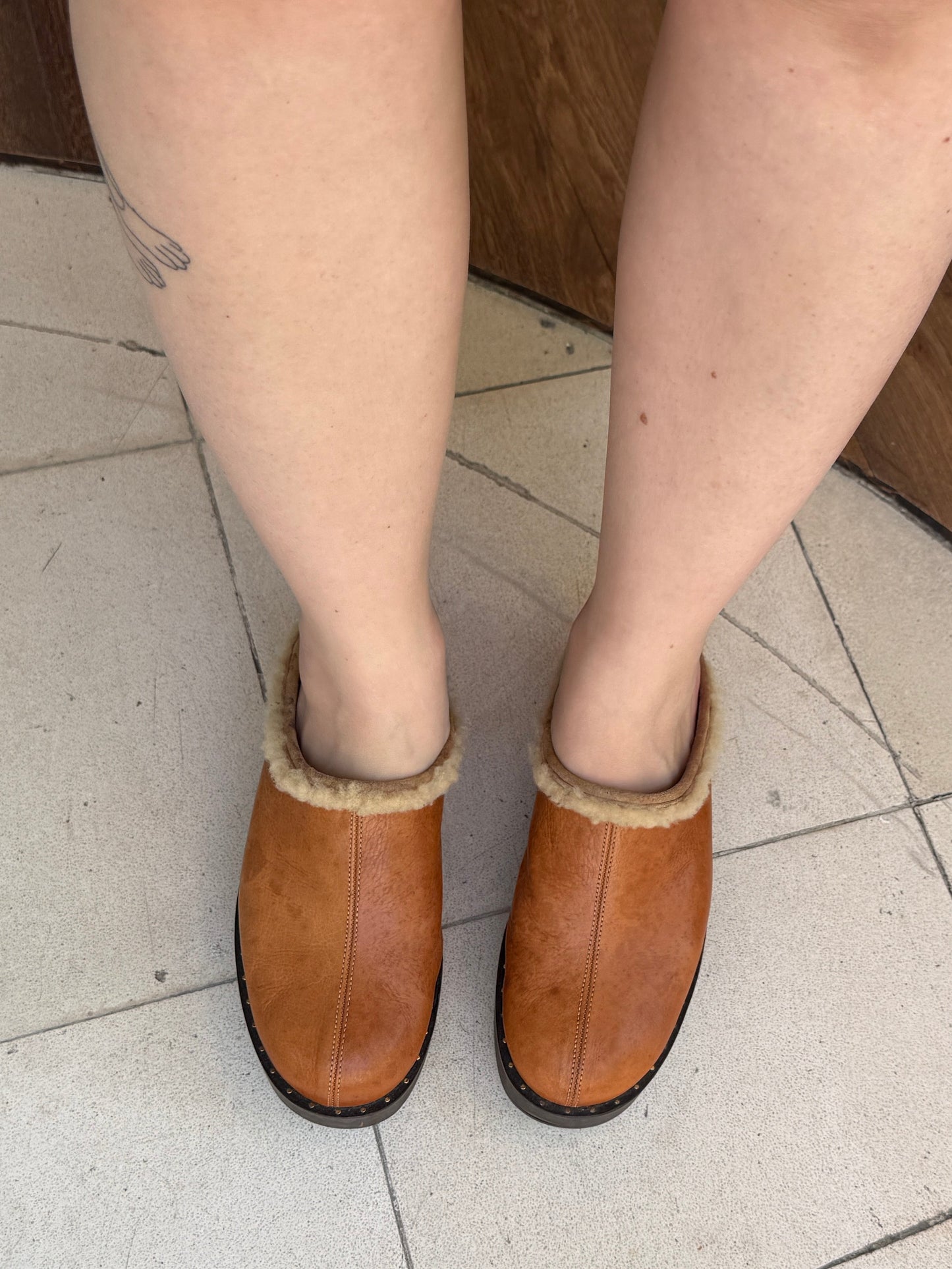 Jean Paul Gaultier Shearling Platform Mules c. 1998–2003