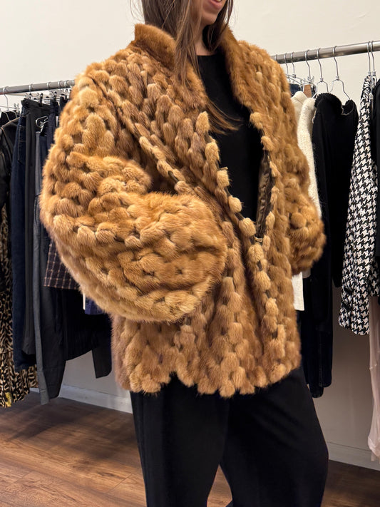 Vintage Mink & Suede Jacket