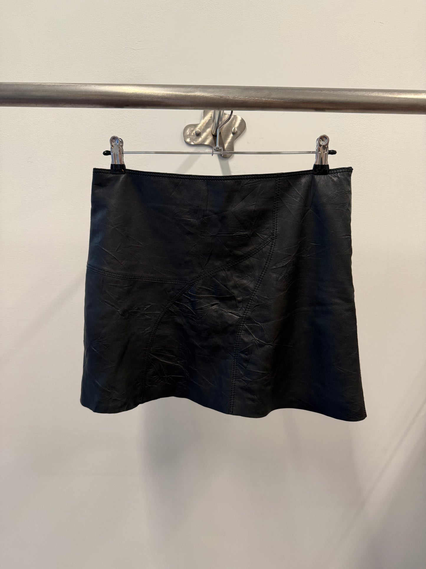 Comptoir des Cotonniers Leather Mini Skirt