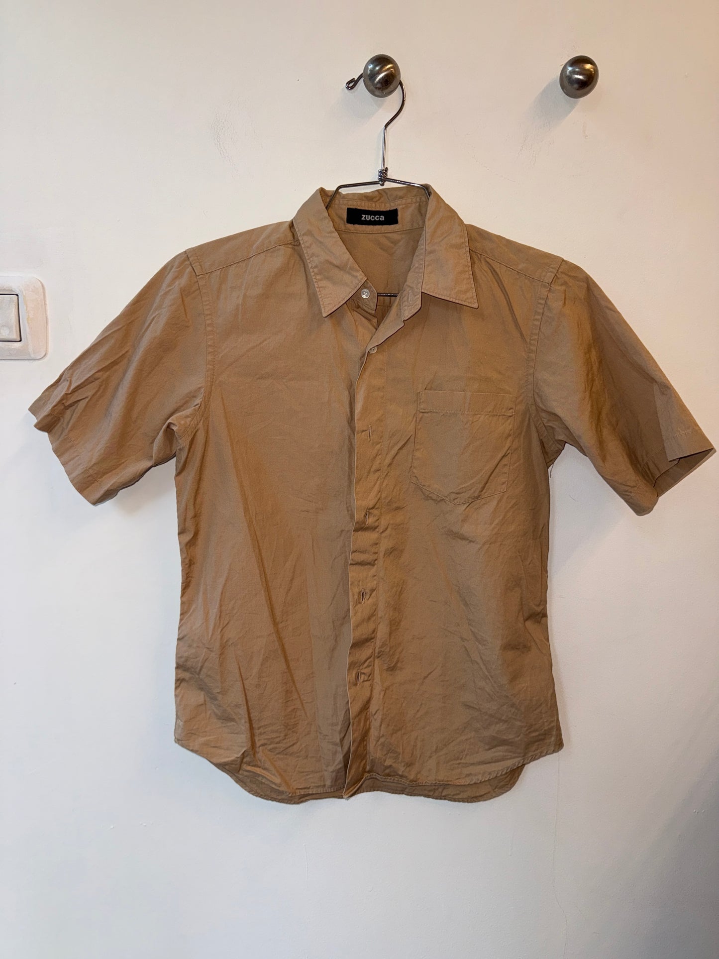 ZUCCa Beige Short Sleeve Shirt