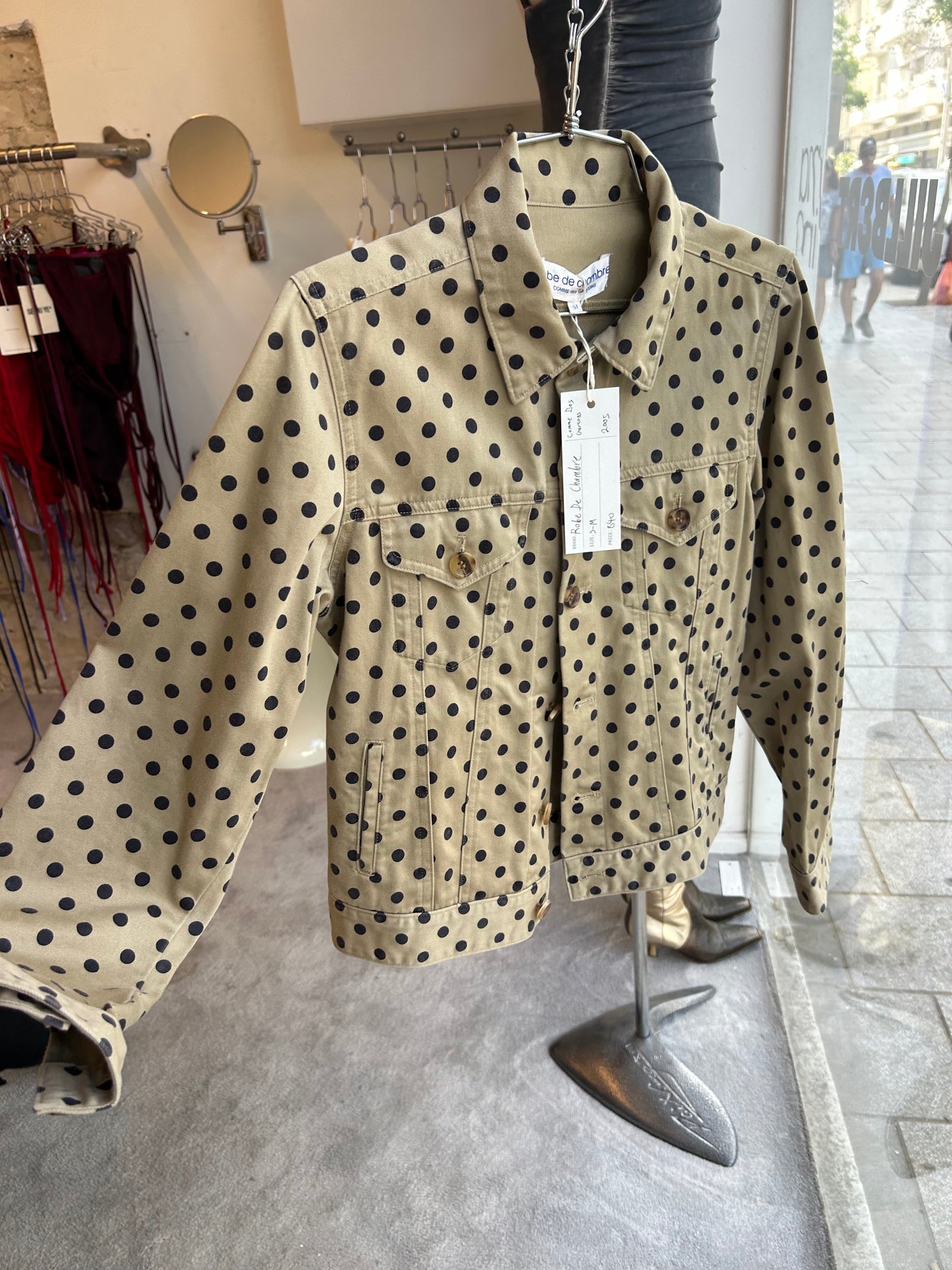 Robe De Chambre Polka Dot Jacket