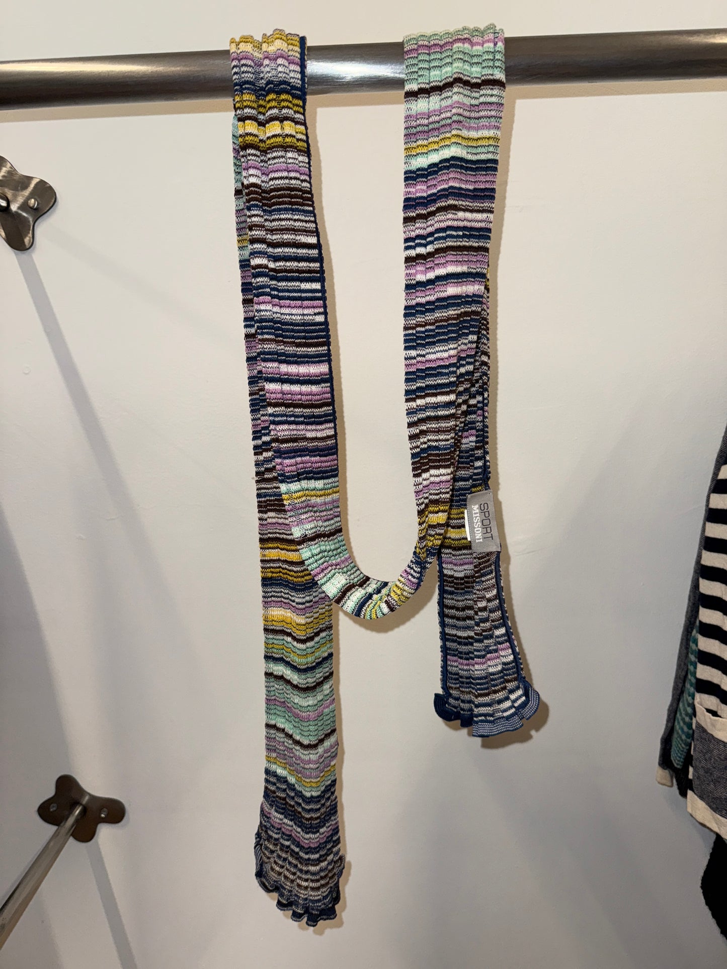 Missoni Sport Knit Scarf 1998