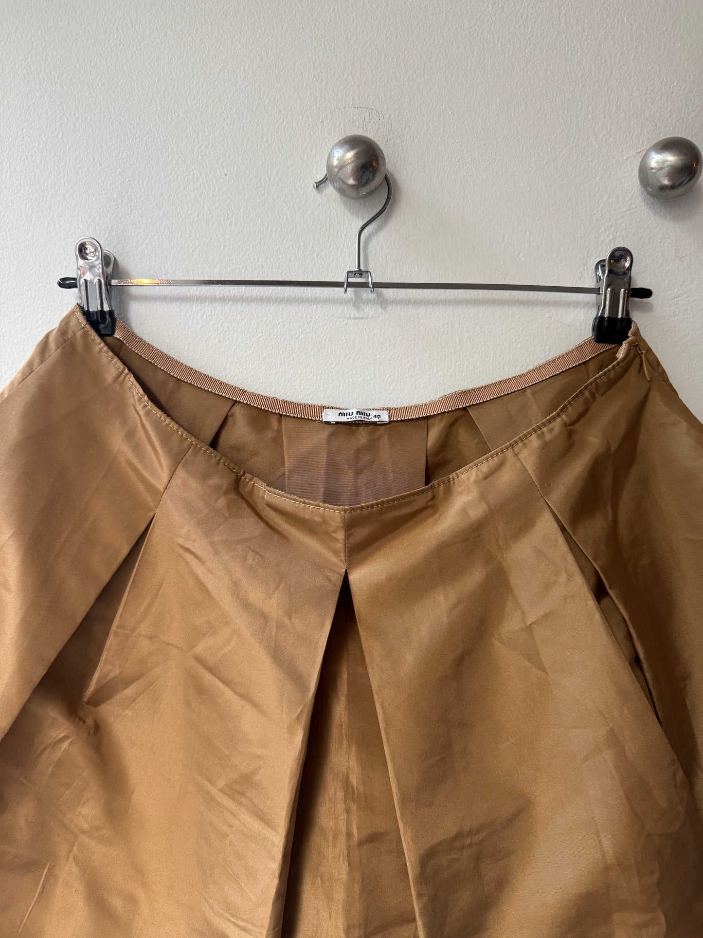 Miu Miu 2006 Pleated Mini Skirt