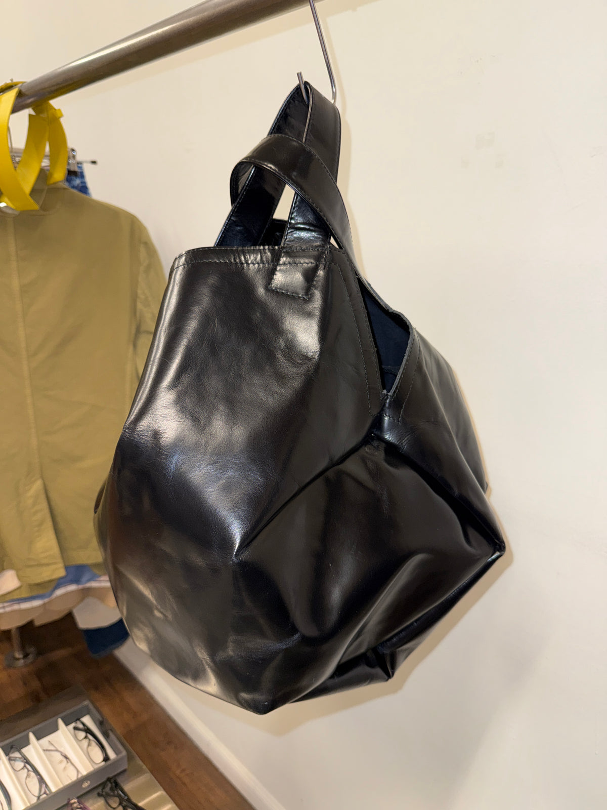 Comme des Garçons Leather Soccer Ball Handbag