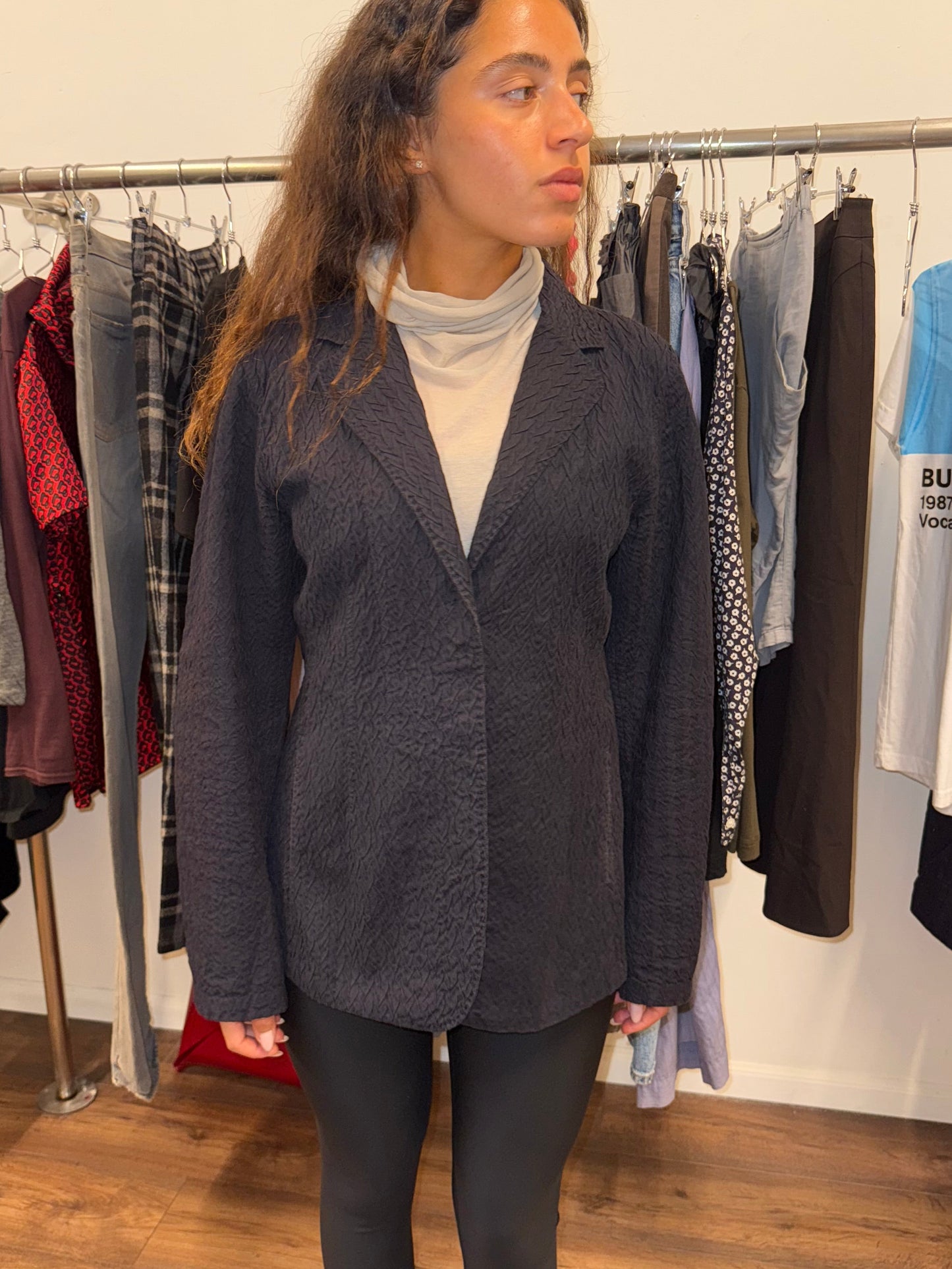 HaaT / Issey Miyake — Textured Structured Jacket