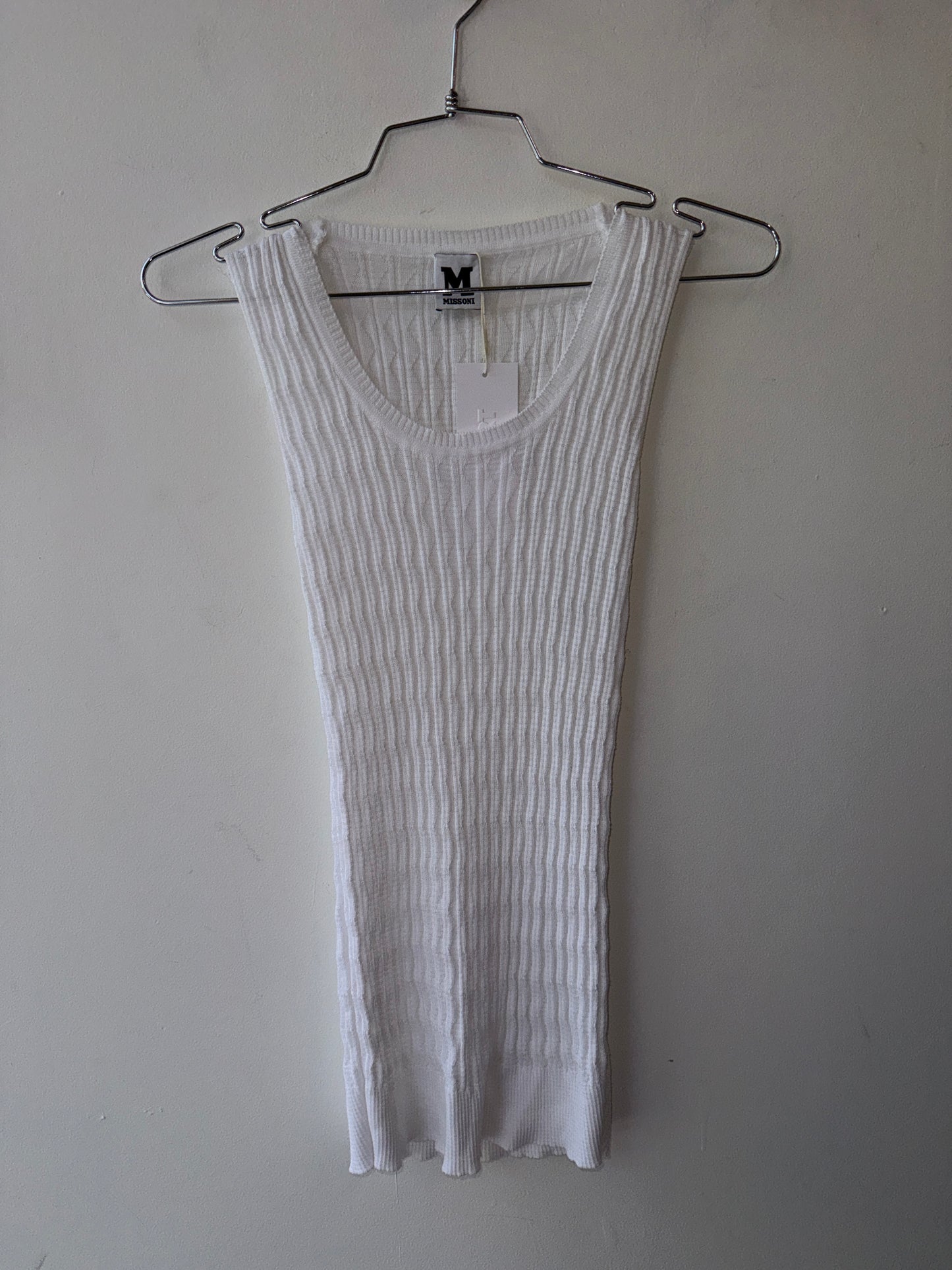 M Missoni Ribbed Knit Tank