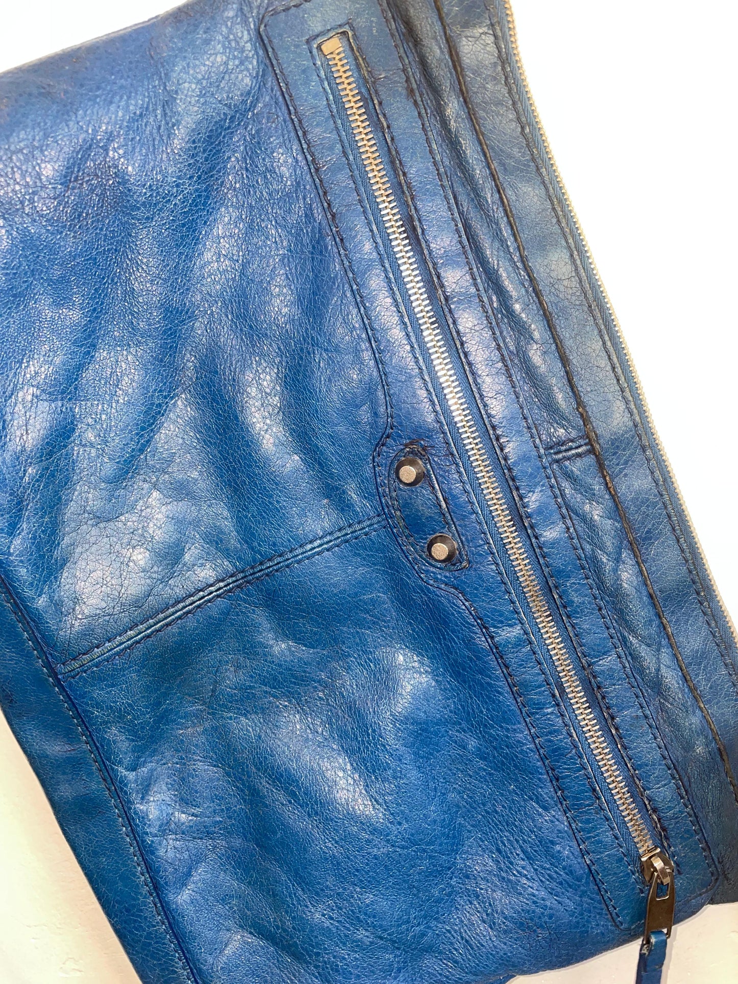Balenciaga City Leather Clutch Bag c. 2012