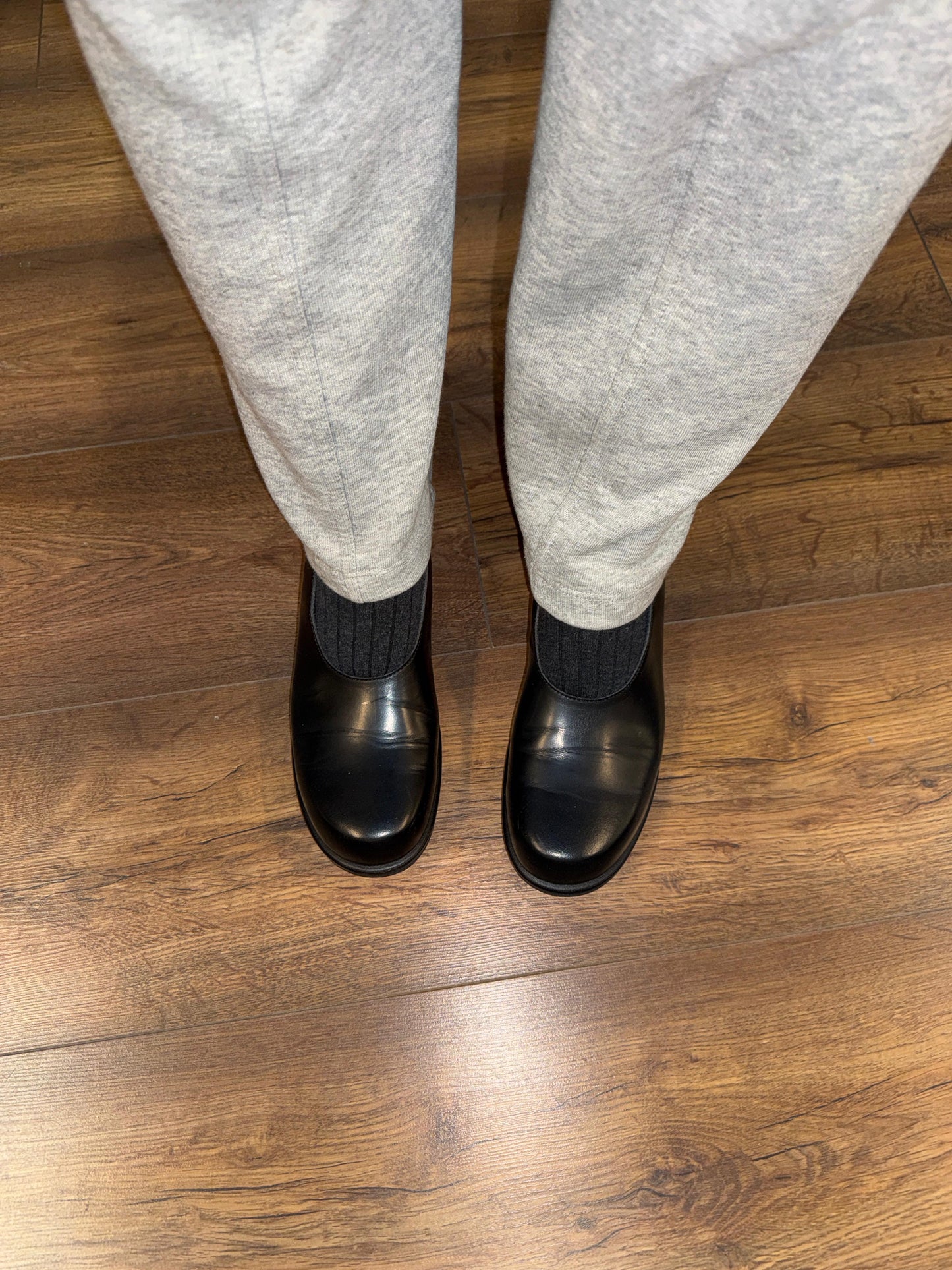 Y’s Yohji Yamamoto 90s Minimal Leather Flats