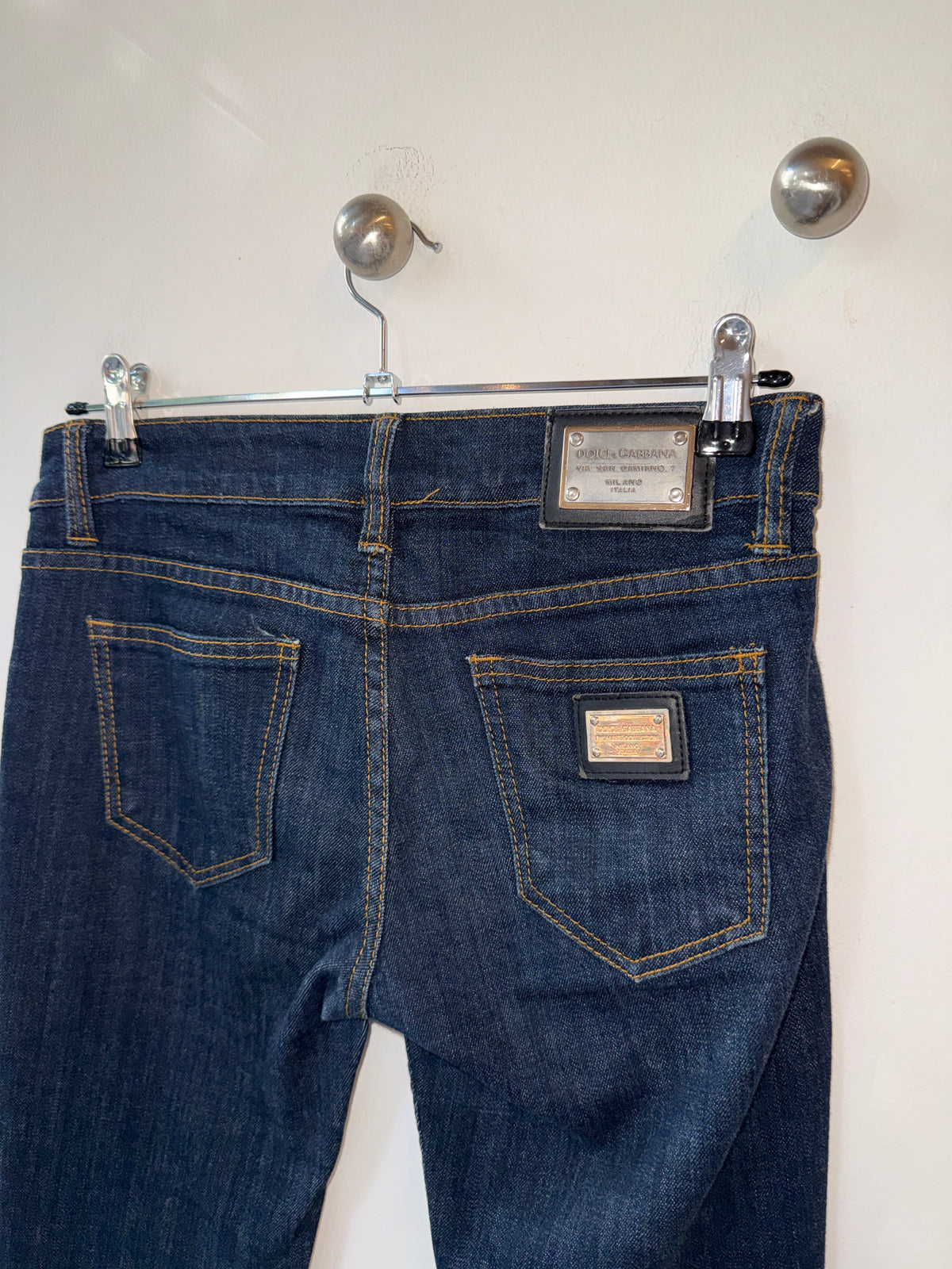 2000s Dolce & Gabbana Dark Wash Skinny Jeans
