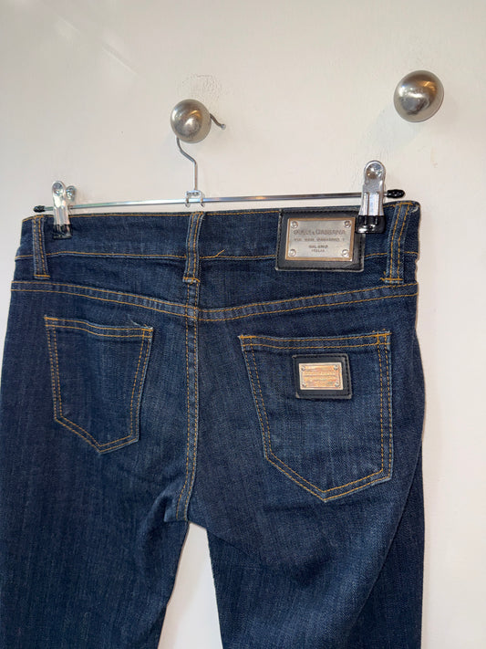 2000s Dolce & Gabbana Dark Wash Skinny Jeans