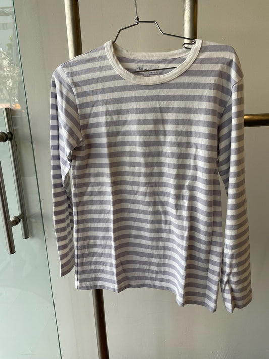 Agnes b. Paris Striped Long Sleeve T-Shirt