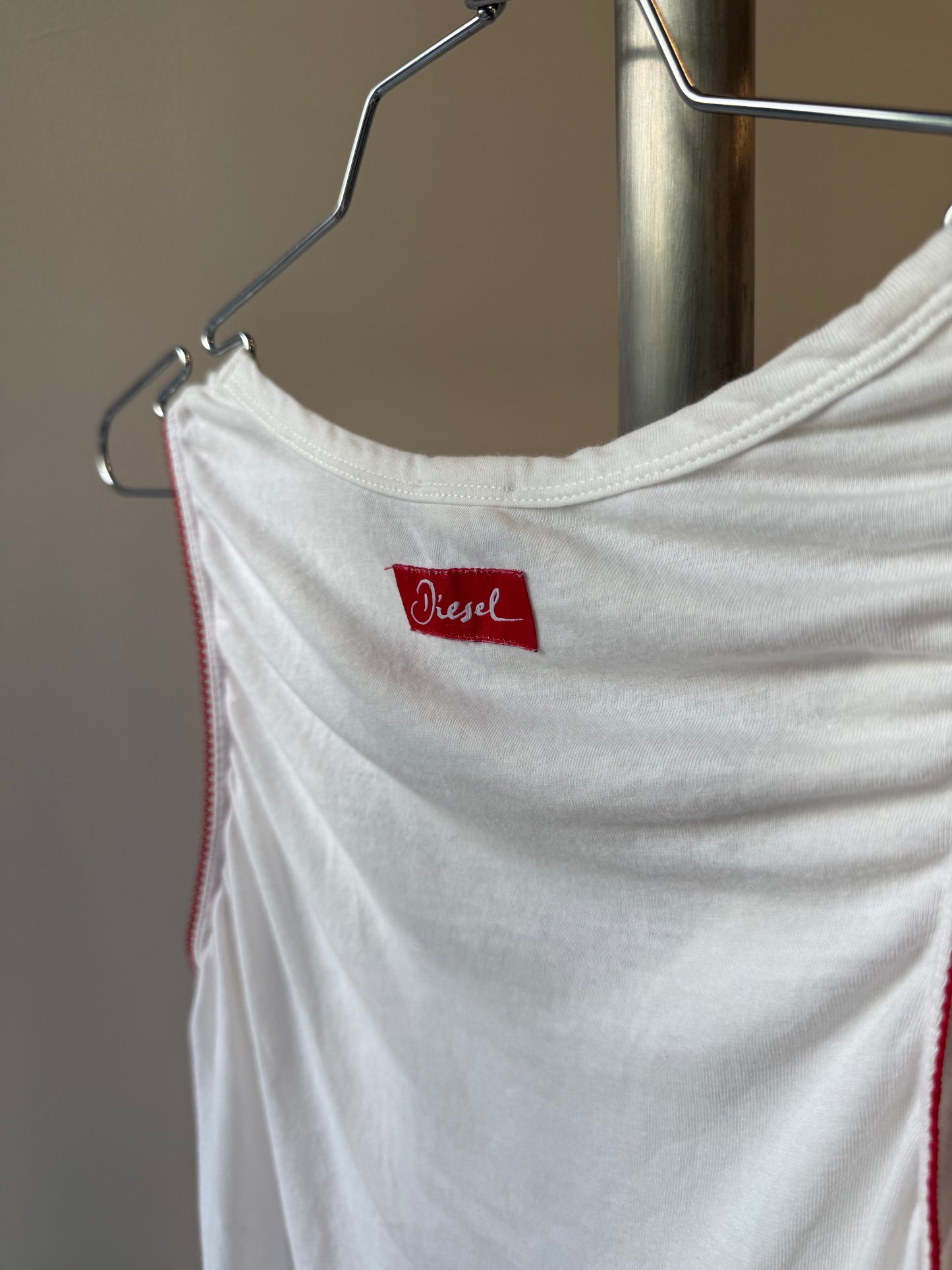 Diesel Vintage White Tank Top