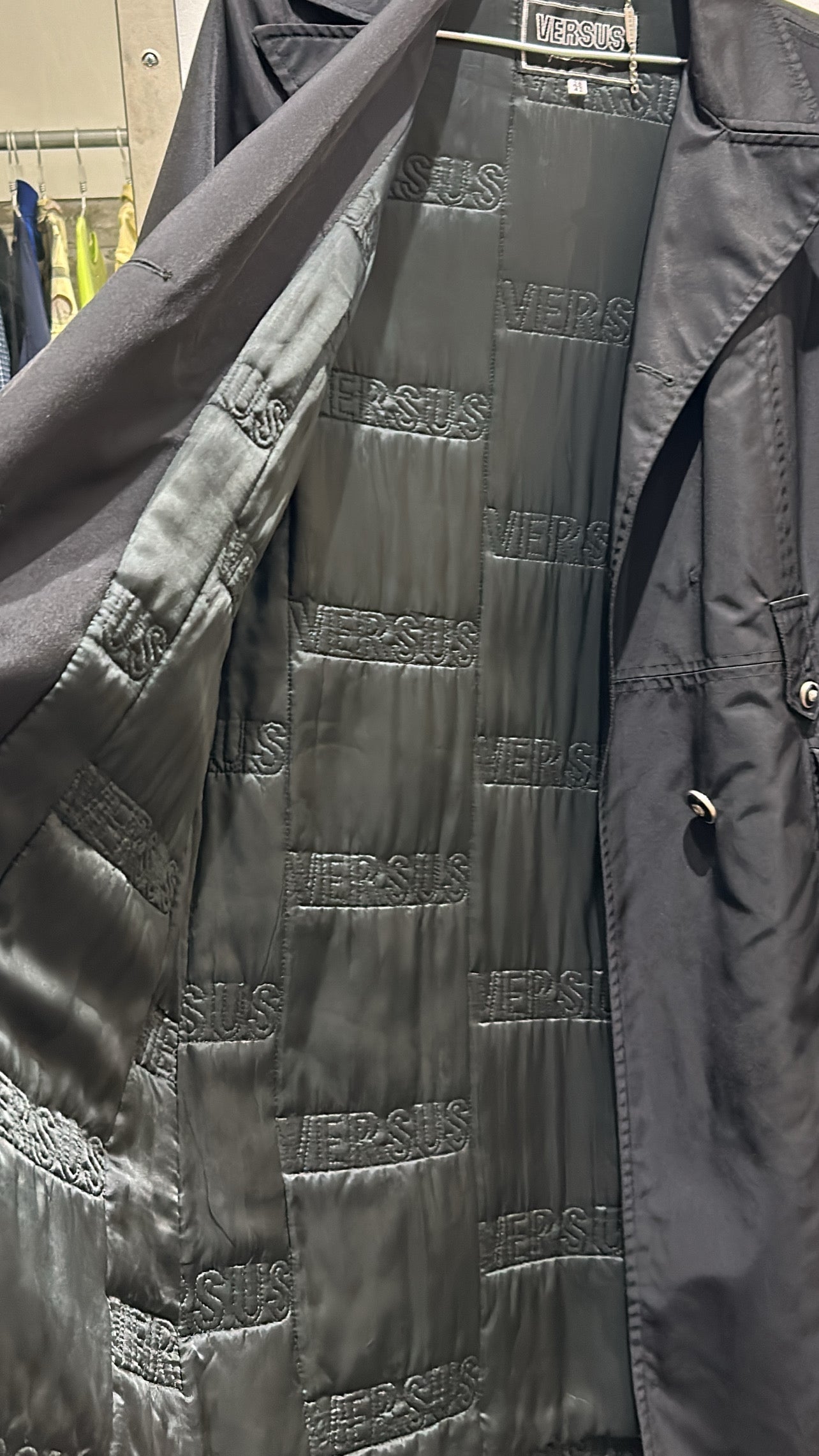 90’s VERSUS nylon trench coat