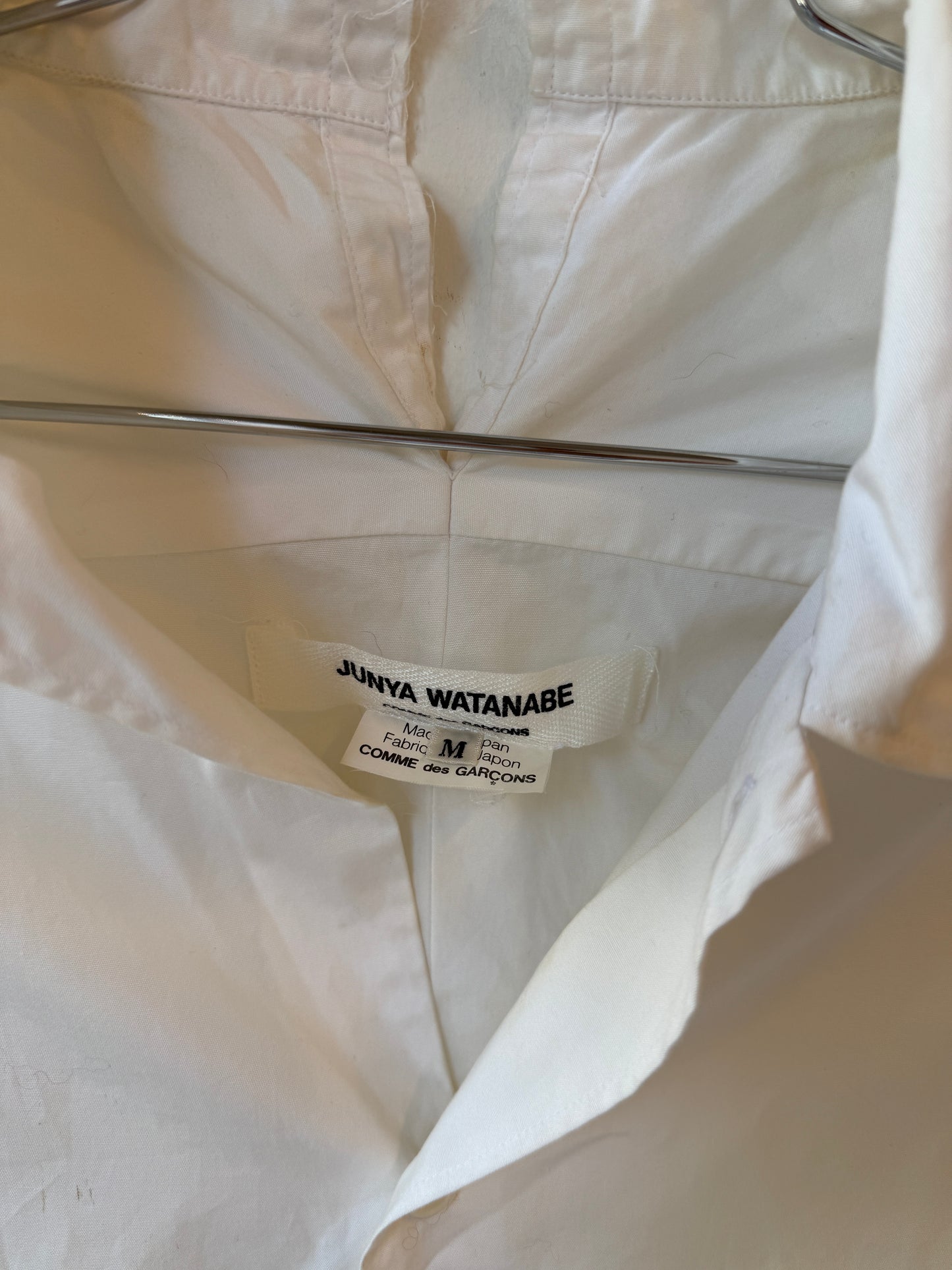 Junya Watanabe Comme des Garçons 2008 Asymmetric Cotton Shirt