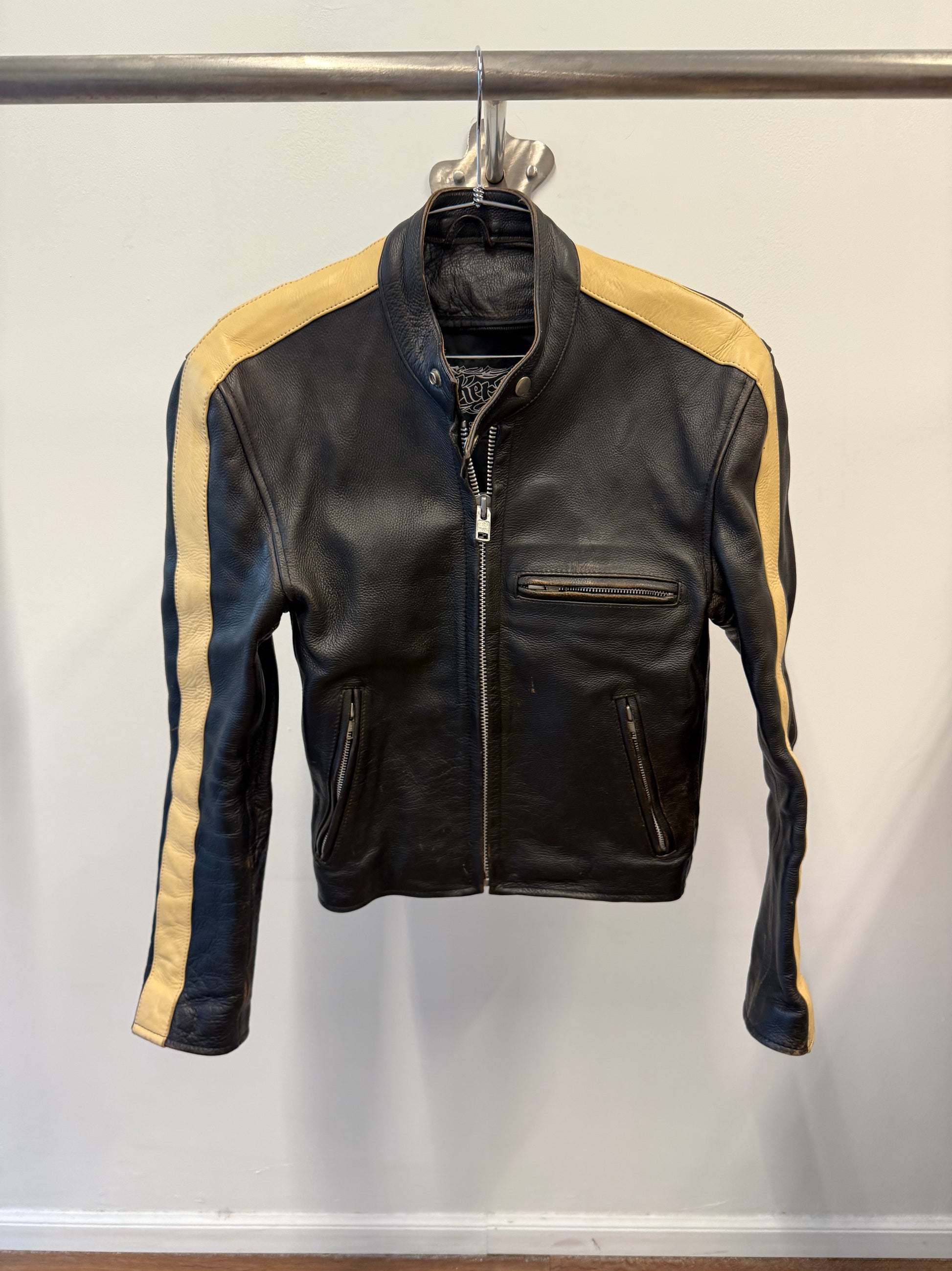 Biker Leather Jacket - Image 6