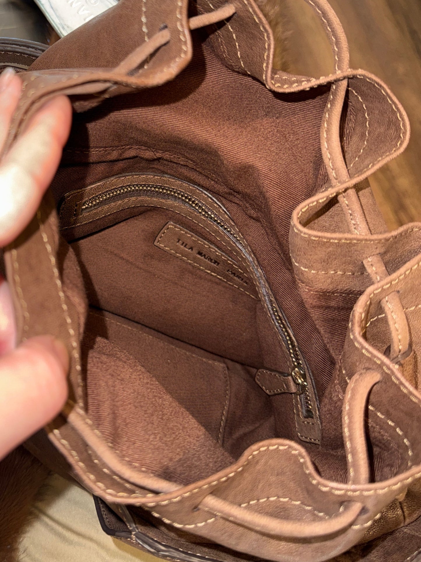 Tila March Leather Bucket Bag